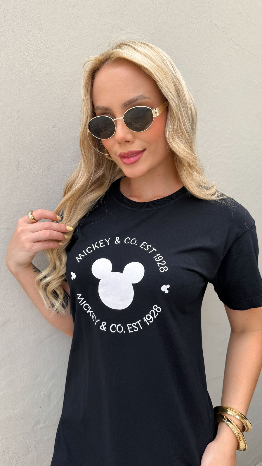Vestido Tee - Mickey - Preto Vestido Tee - Mickey - Preto