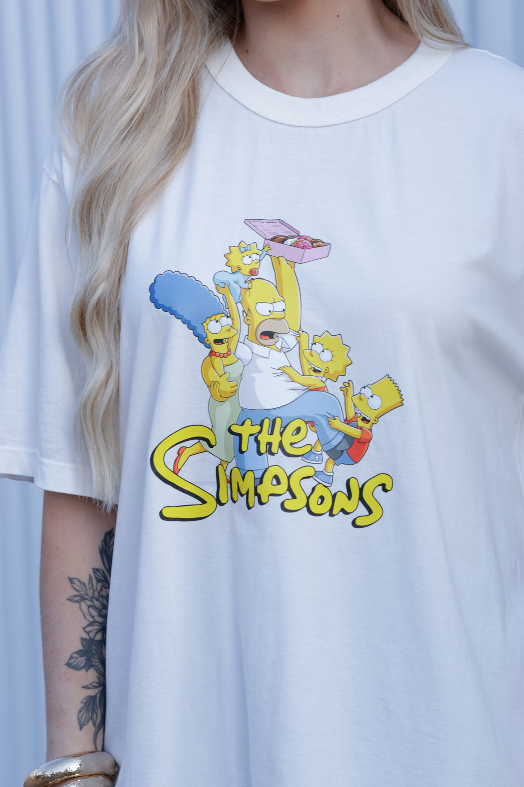 T-shirt Oversized - The Simpsons DTF - Off White T-shirt Oversized - The Simpsons DTF - Off White