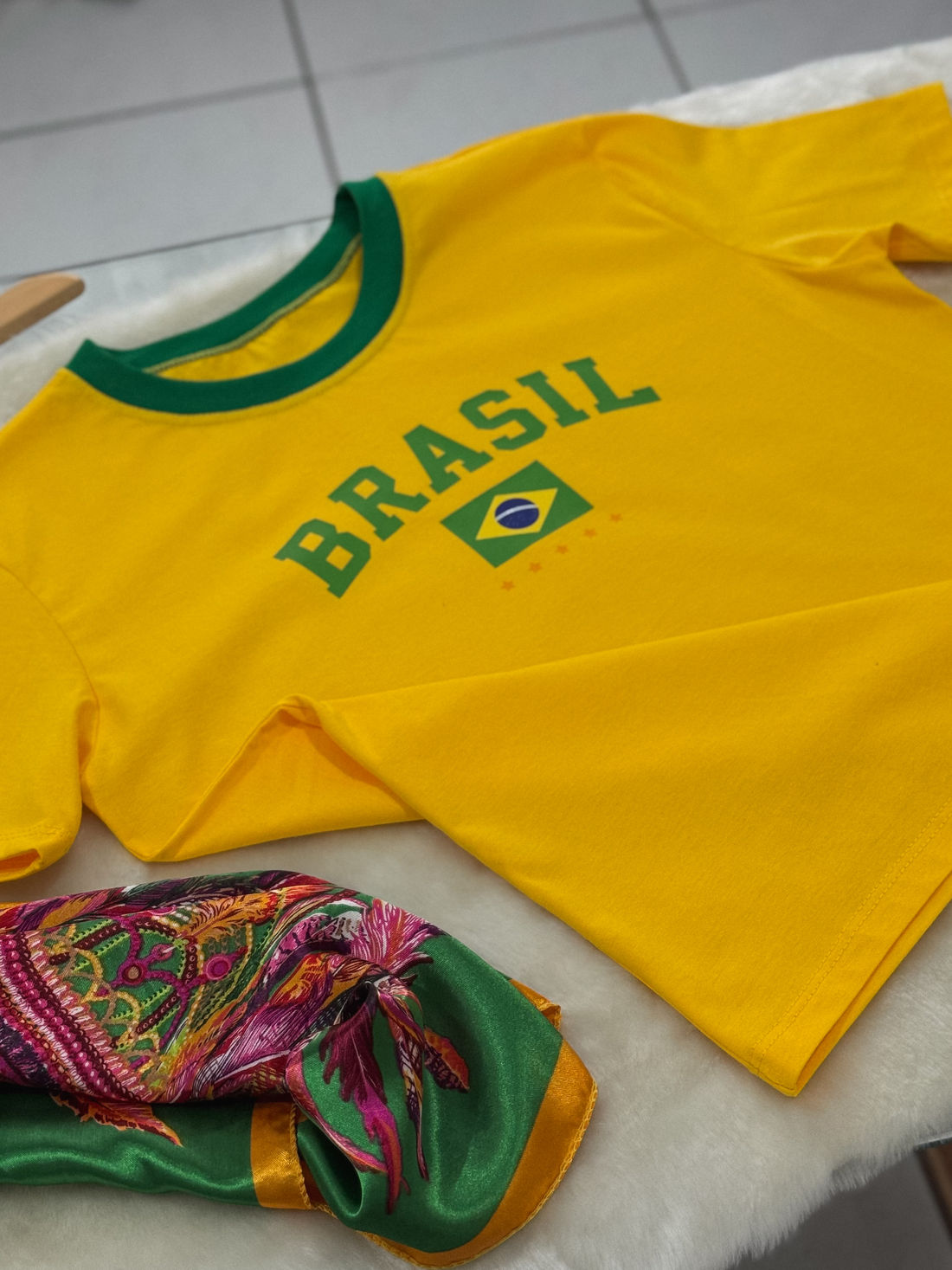 Tshirt Copa Brasil - Amarela Tshirt Copa Brasil - Amarela