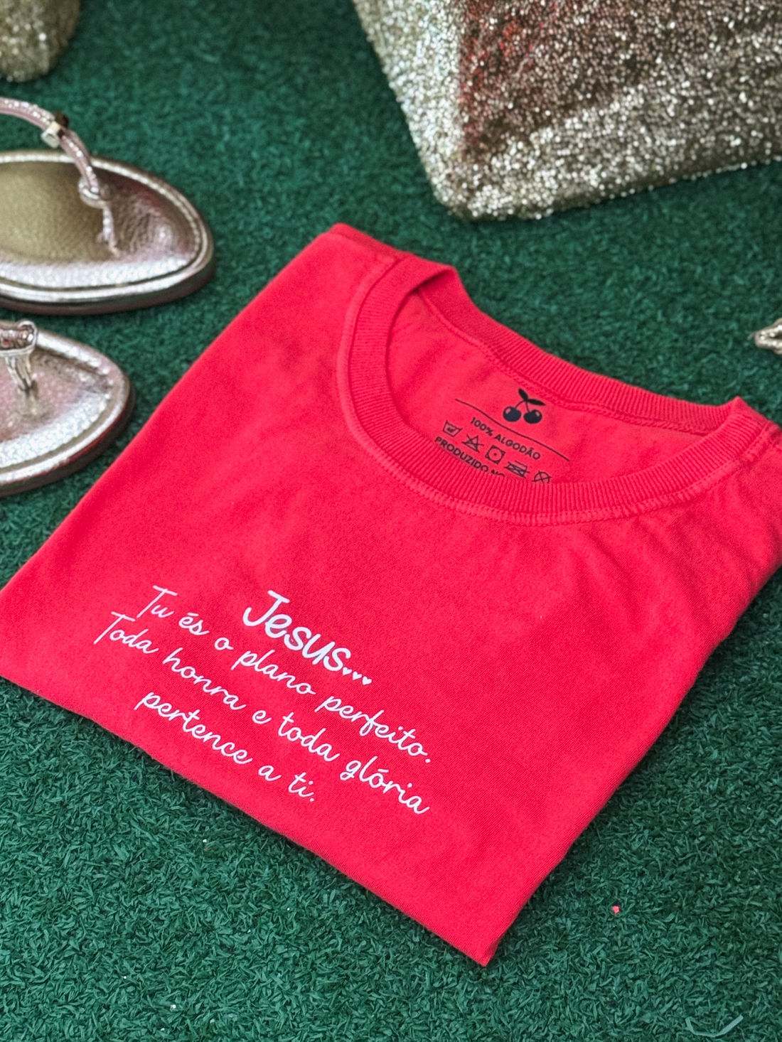 Tshirt Premium - Tu és o plano perfeito - Vermelha Tshirt Premium - Tu és o plano perfeito - Vermelha