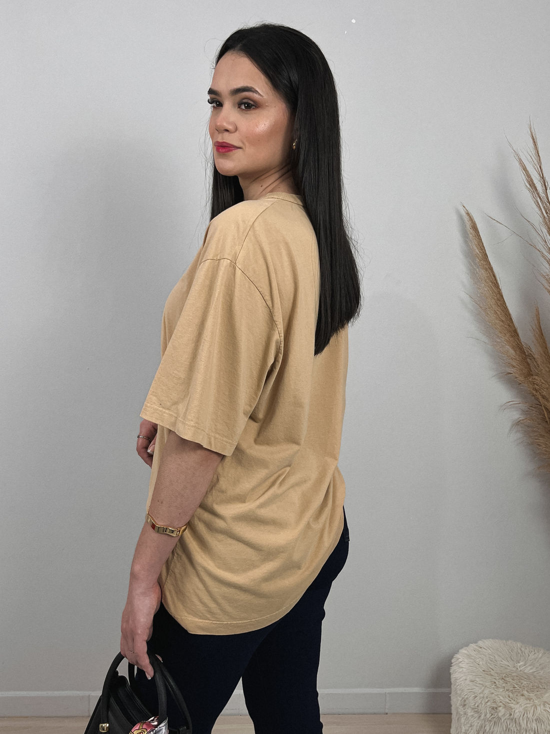 Tshirt Oversized - The Best Version - Capuccino