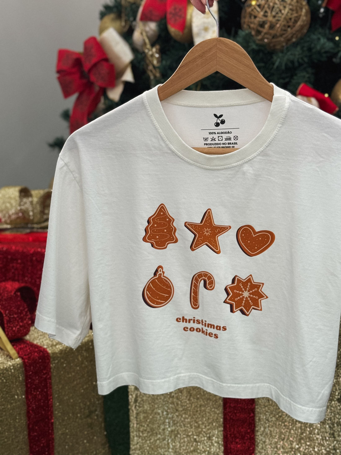 Cropped Oversized - Bolachinhas - Off White