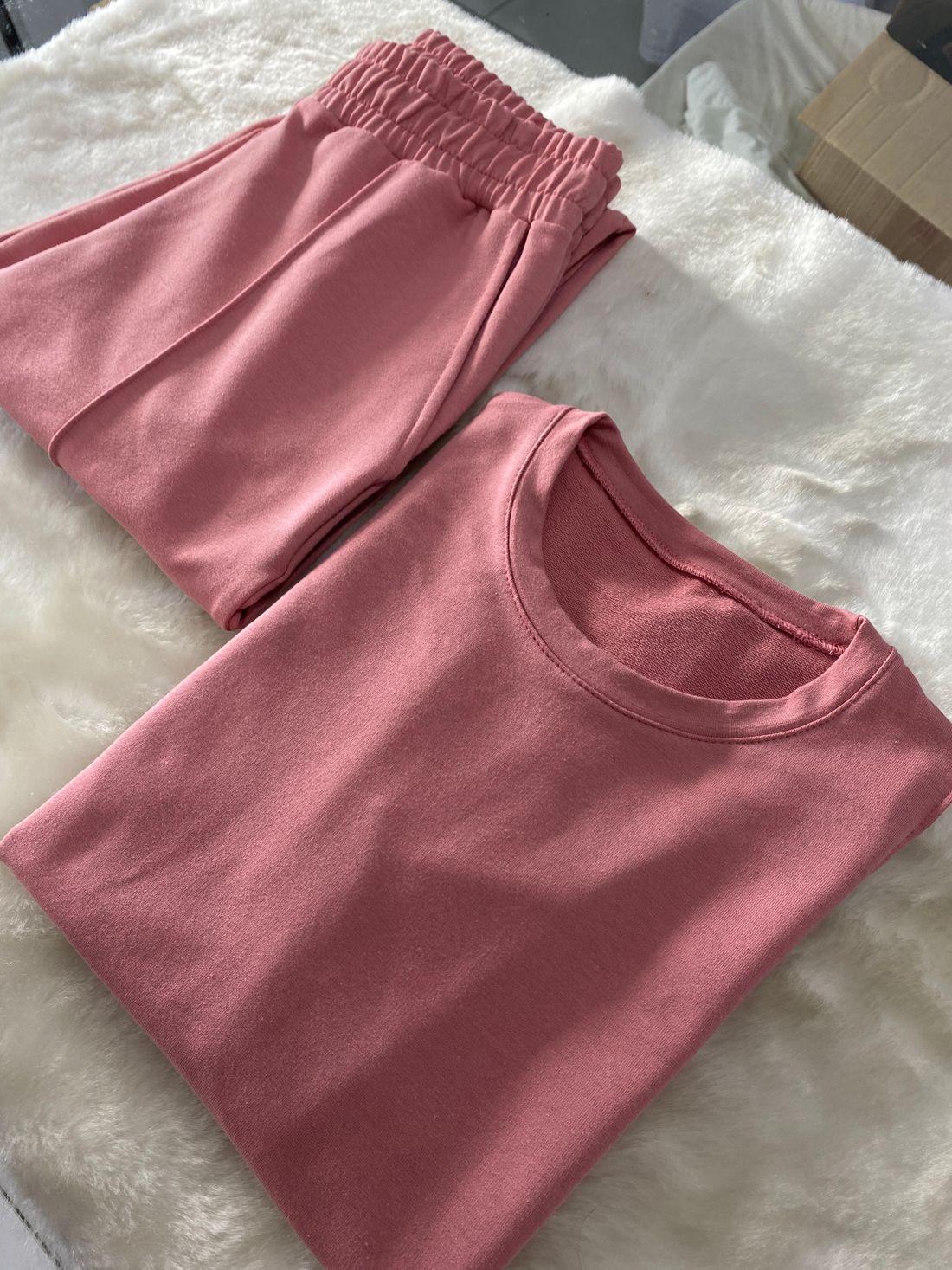 Conjunto de Molecotton Gaby - Rosa Chá Conjunto de Molecotton Gaby - Rosa Chá