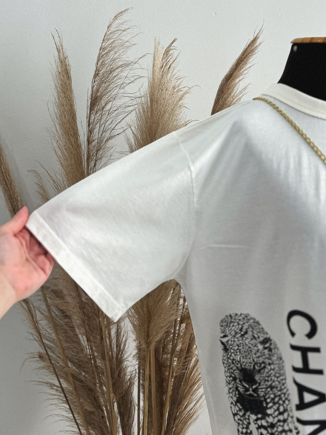 Tshirt Oversized - Channel Costas - Branca