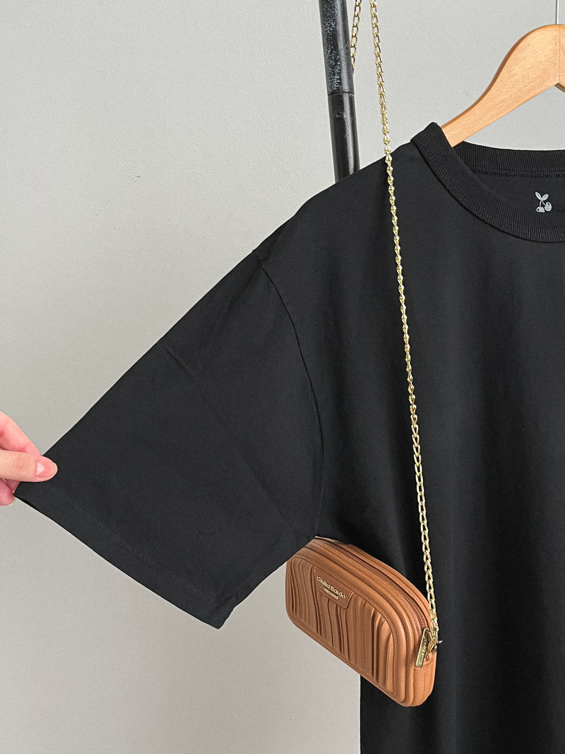 Tshirt Oversized Lisa - Preto Tshirt Oversized Lisa - Preto