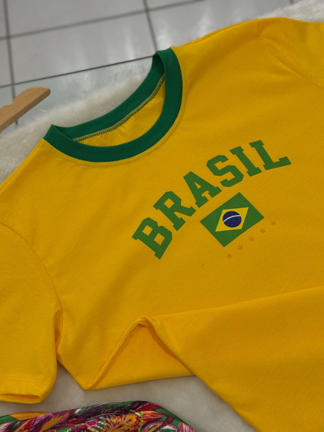 Tshirt Copa Brasil - Amarela Tshirt Copa Brasil - Amarela