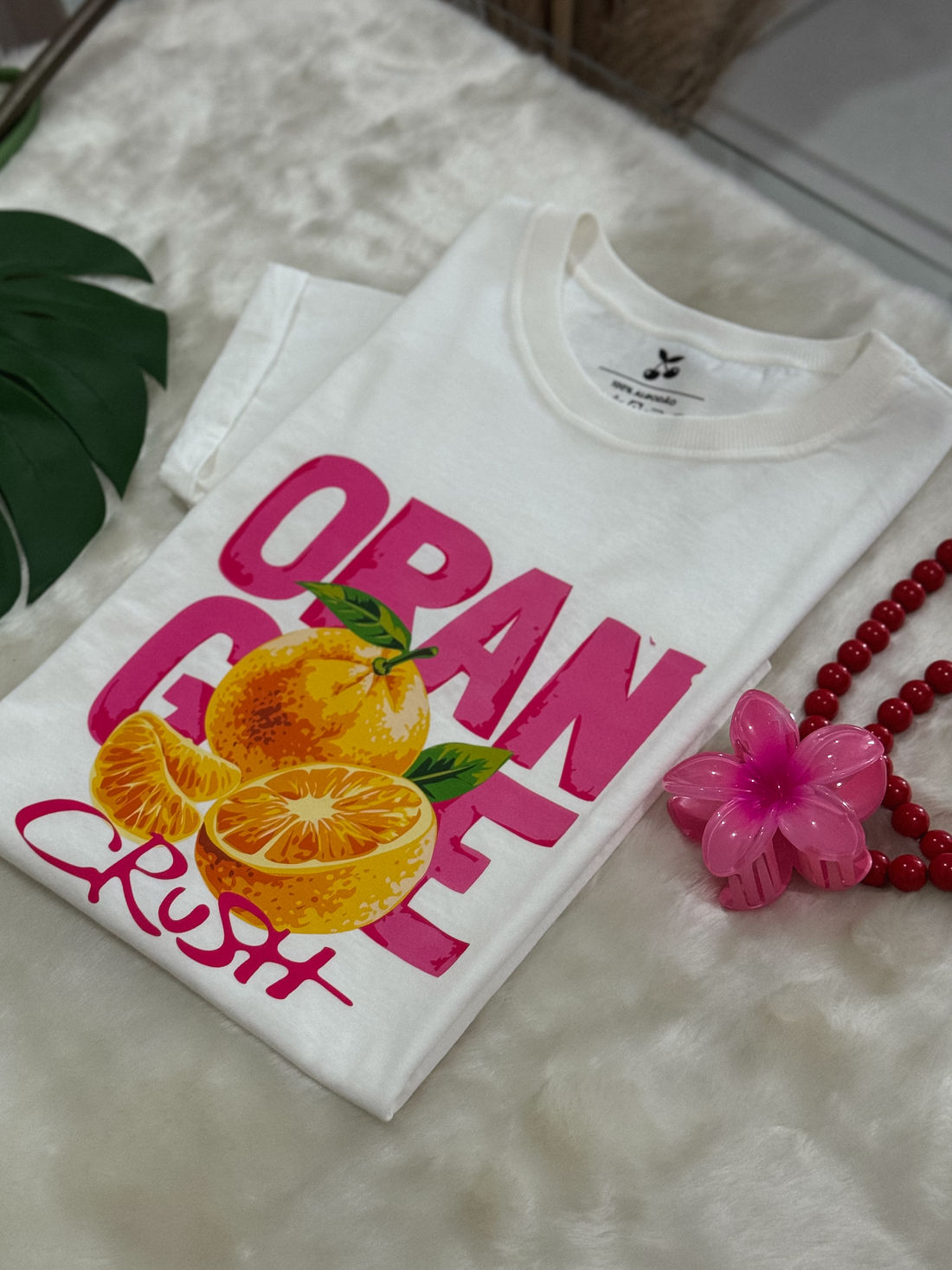 Tshirt Premium - Orange - Off White Tshirt Premium - Orange - Off White