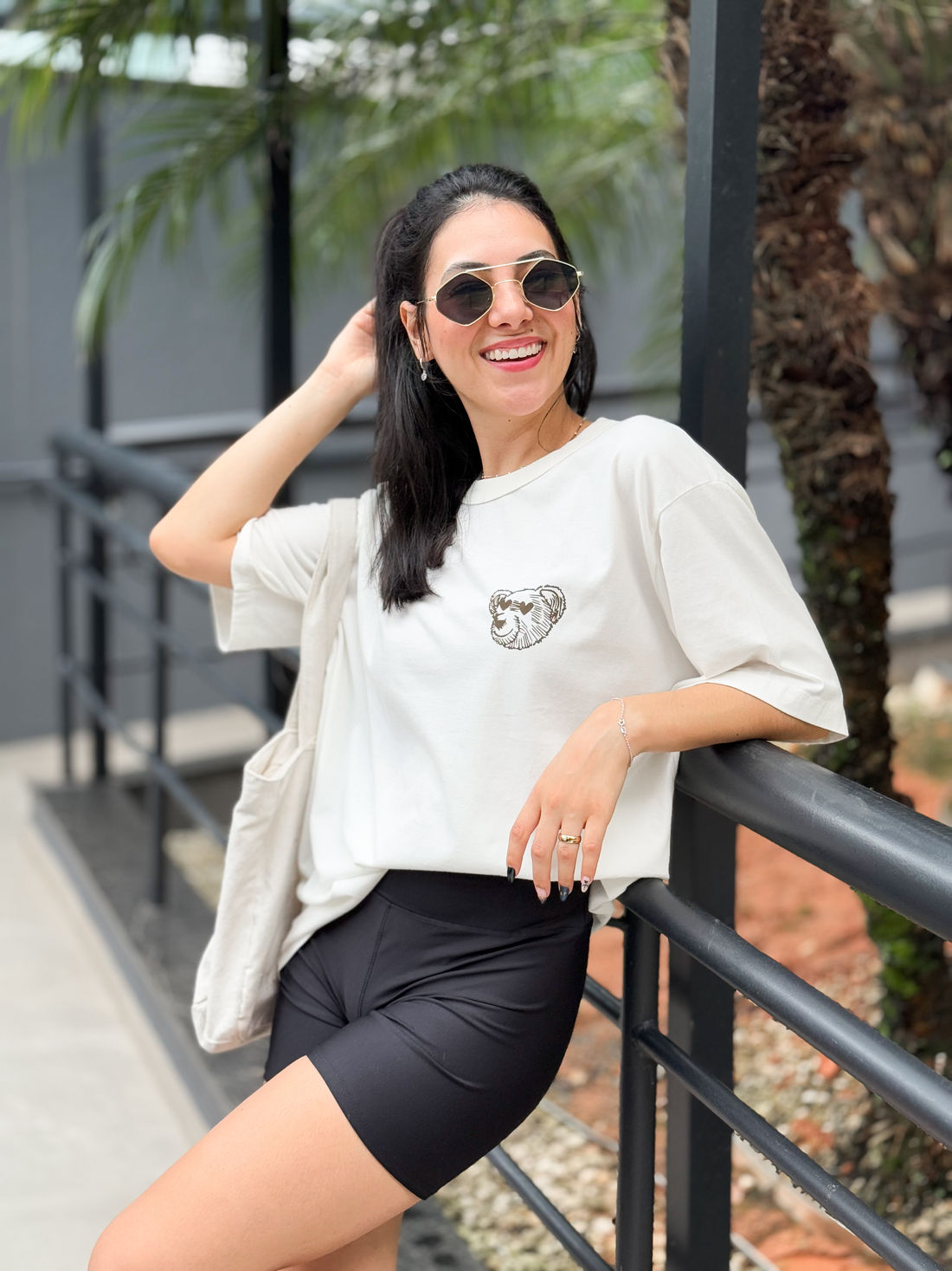 Tshirt Oversized - Teddy ❤ - Off White Tshirt Oversized - Teddy ❤ - Off White