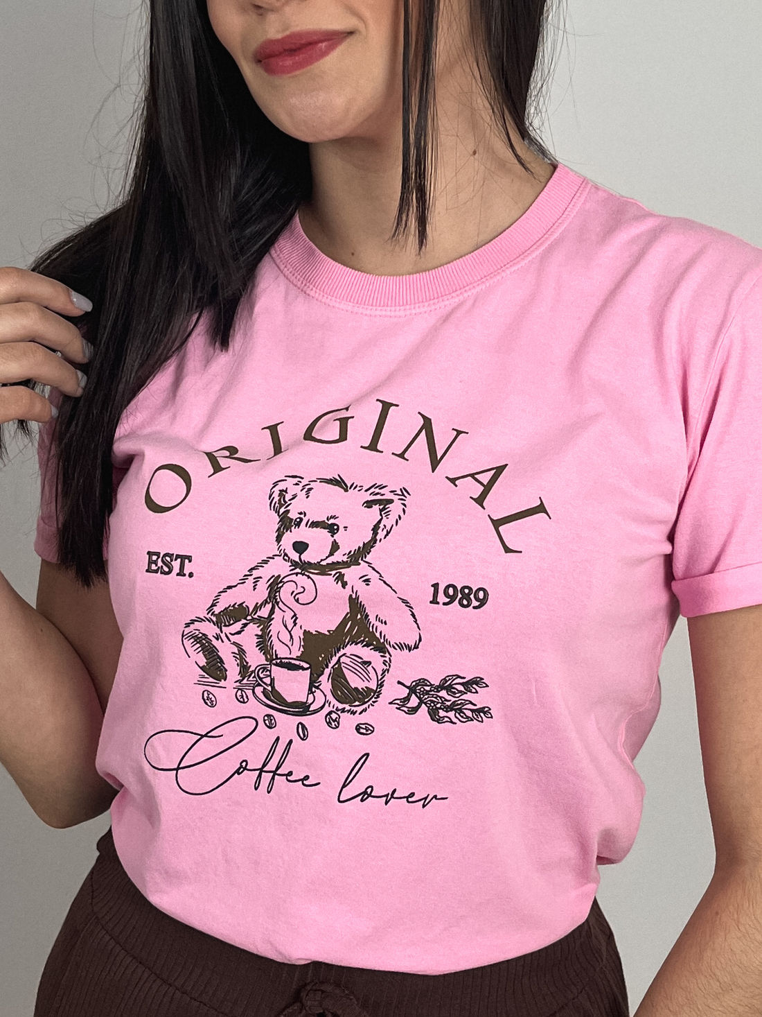 Tshirt Premium - Teddy Original - Rosa Bebê Tshirt Premium - Teddy Original - Rosa Bebê