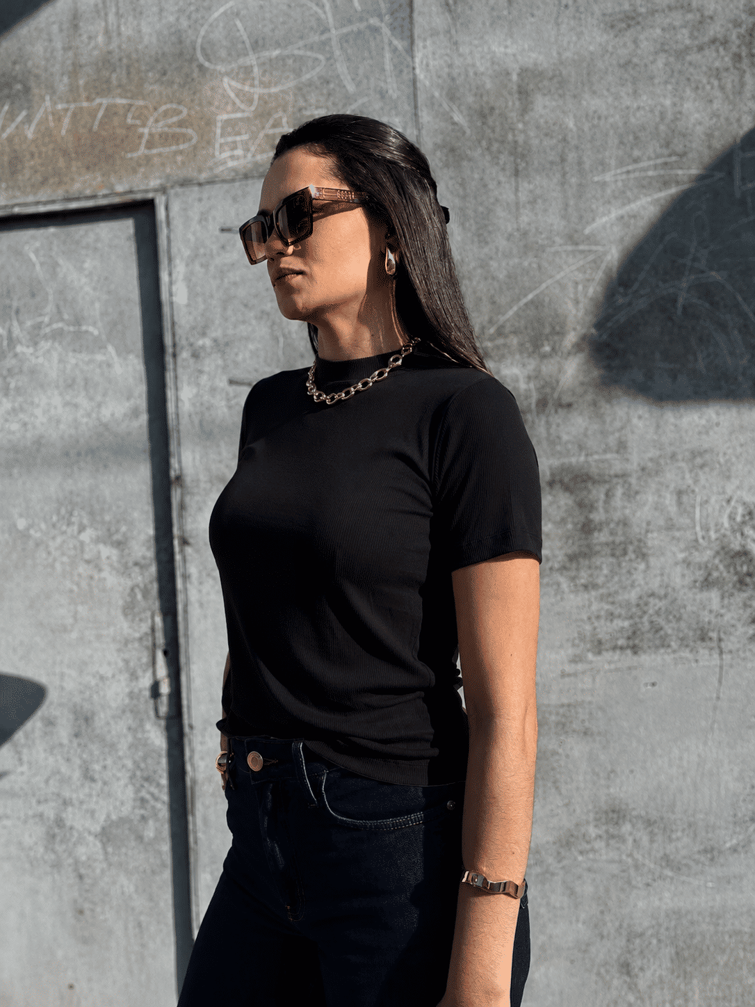 Blusa Anne Preta Blusa Anne Preta