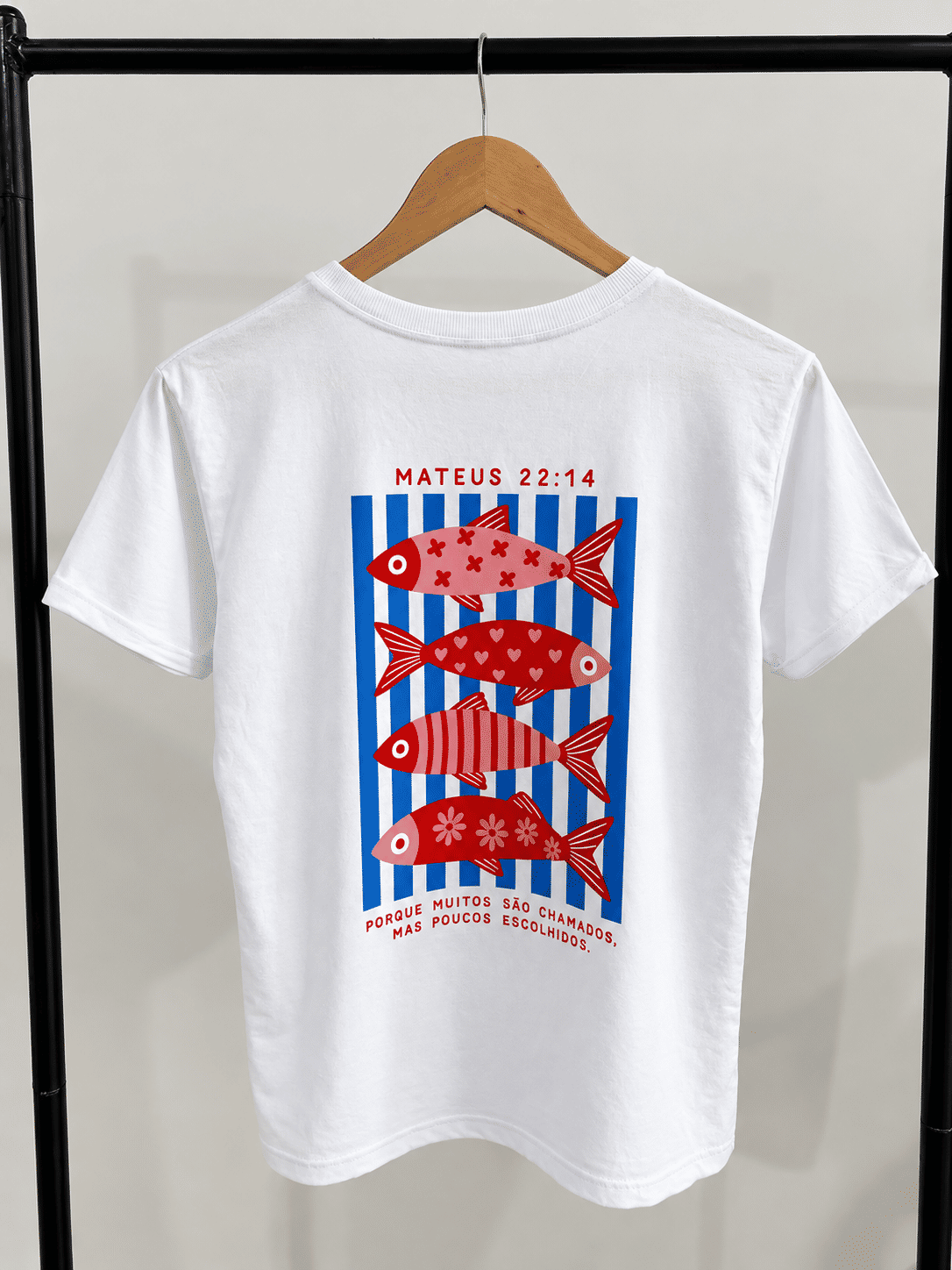 Tshirt Premium - Mateus 22:14 DTF - Off White Tshirt Premium - Mateus 22:14 DTF - Off White
