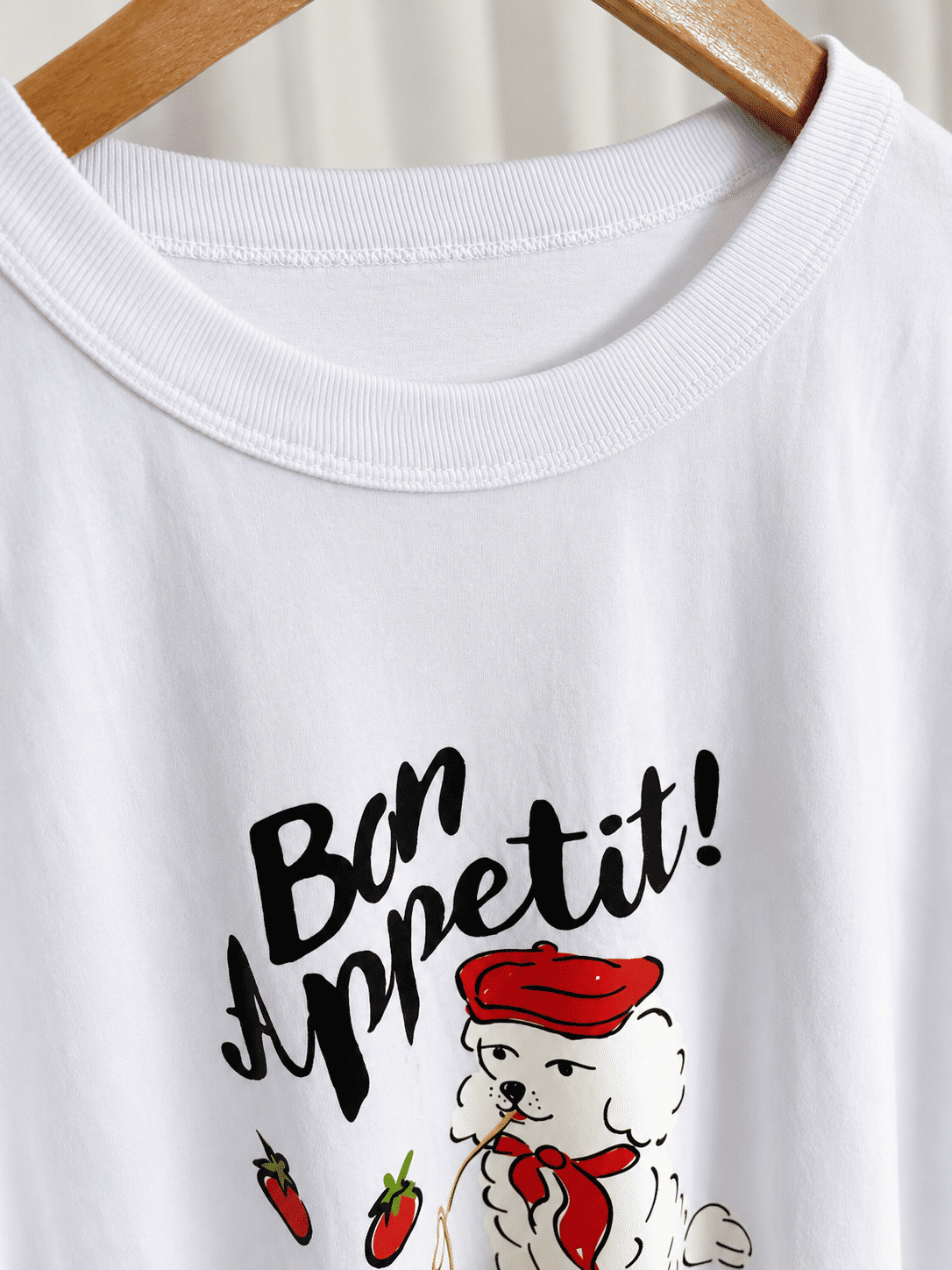 Tshirt Oversized - Bon Appetit - Branca Tshirt Oversized - Bon Appetit - Branca