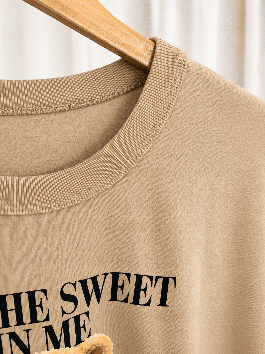 Tshirt Oversized - All The Sweet - Bege