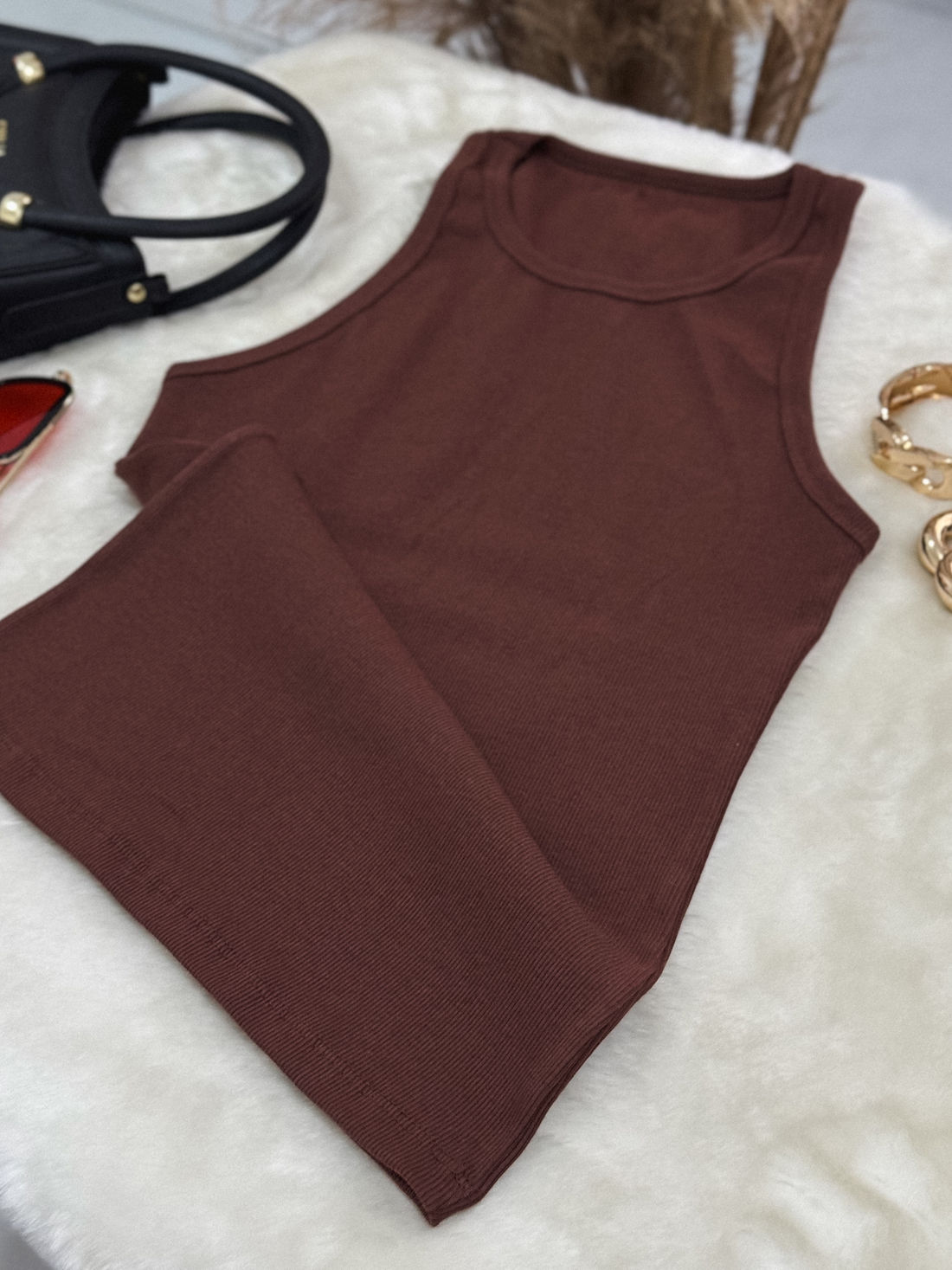 Regata Nadador Ayla - Marrom