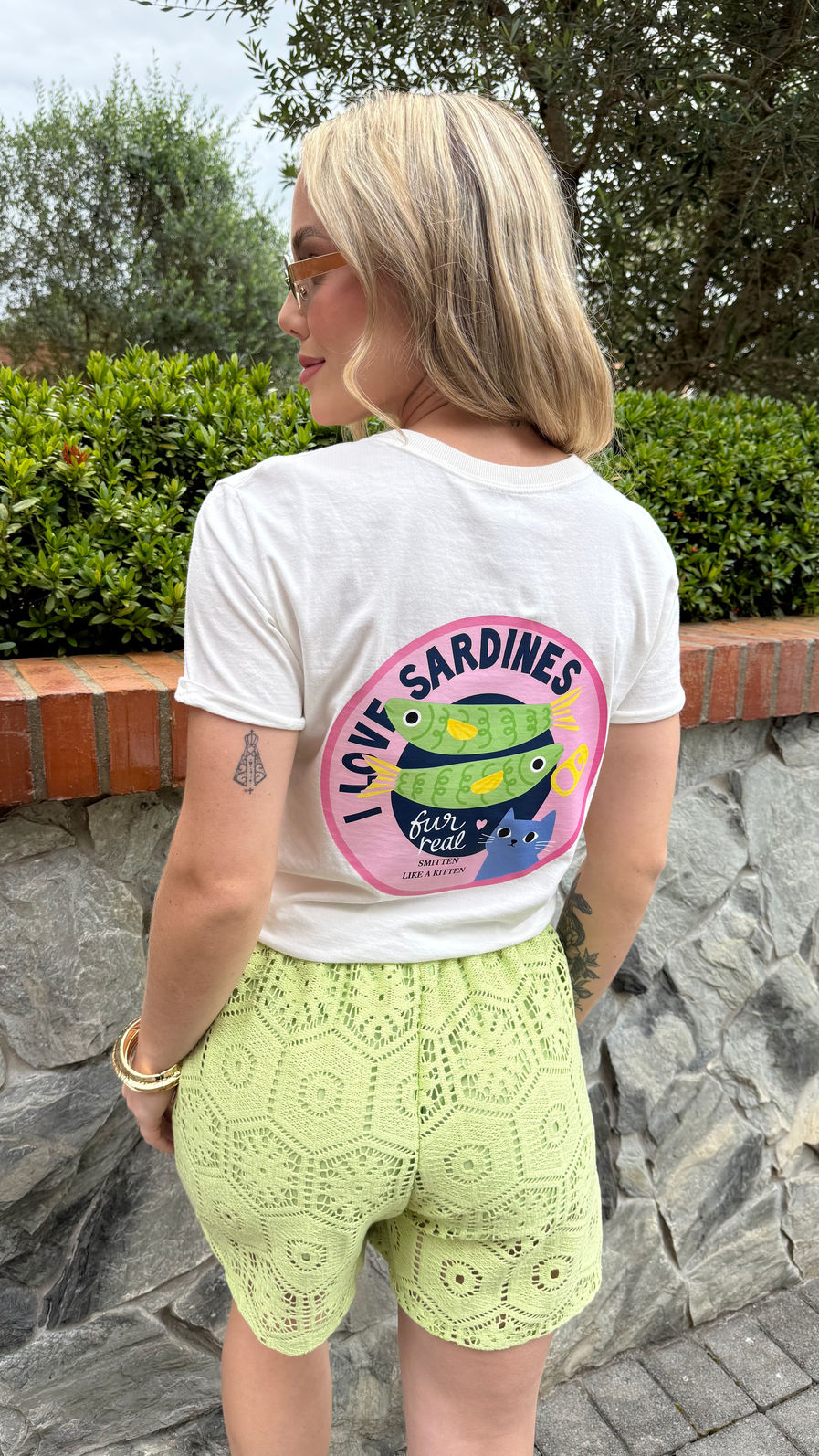 Tshirt Premium - Sardinha DTF - Off White Tshirt Premium - Sardinha DTF - Off White