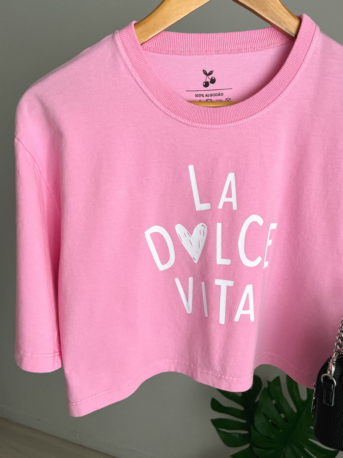 Cropped Oversized - La dolce vita - Rosa