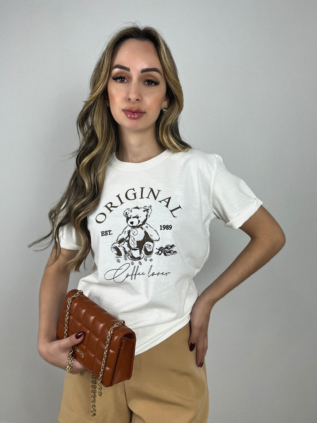 Tshirt Premium Teddy Original Off White Tshirt Premium Teddy Original Off White