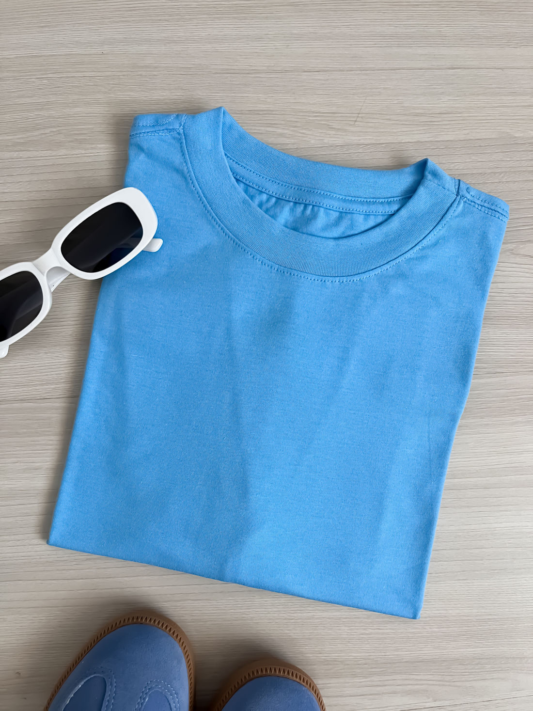 Camiseta Candy Color - Azul Camiseta Candy Color - Azul