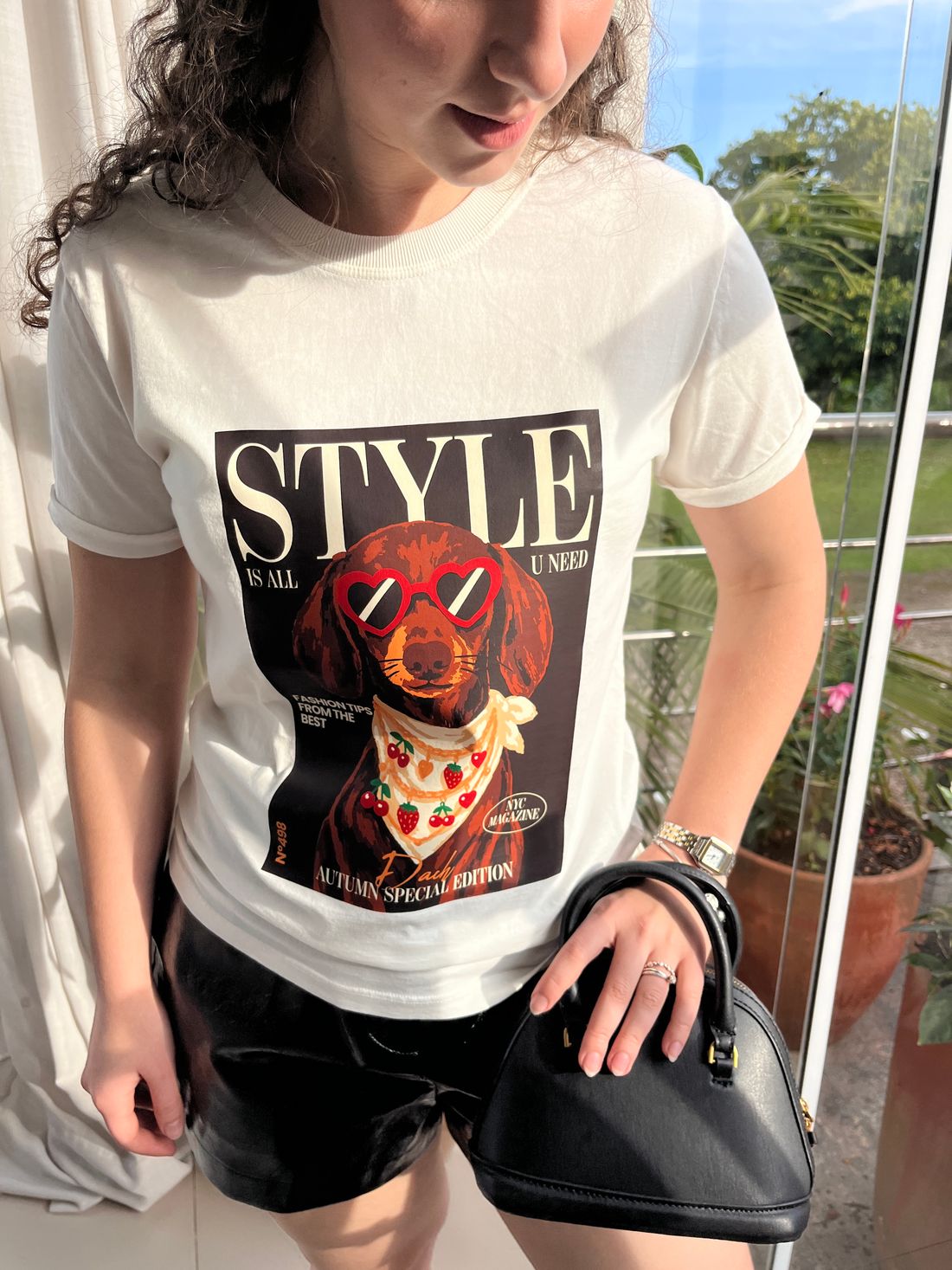 Tshirt Premium - Dog Style - Off White Tshirt Premium - Dog Style - Off White