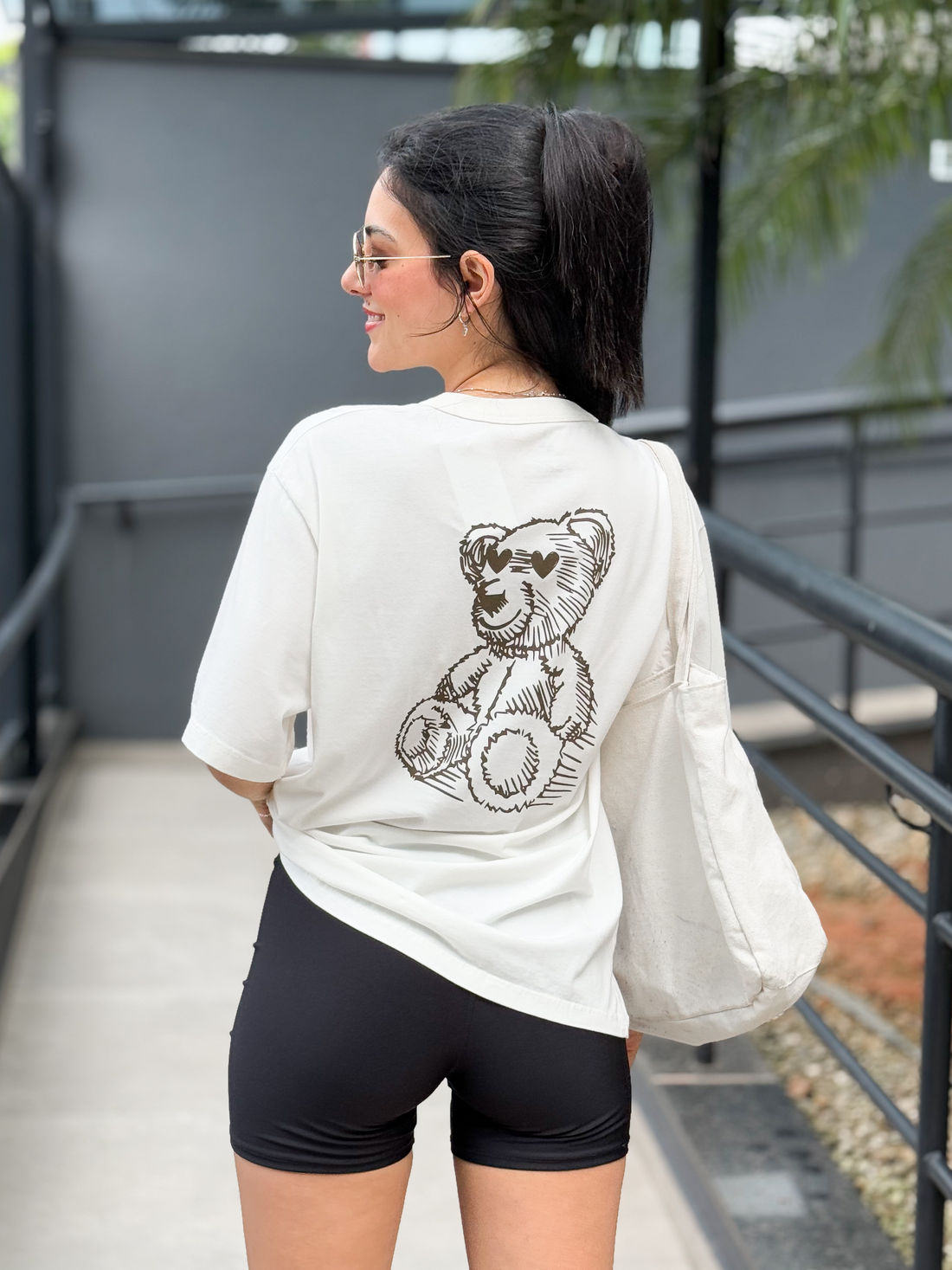 Tshirt Oversized - Teddy ❤ - Off White Tshirt Oversized - Teddy ❤ - Off White