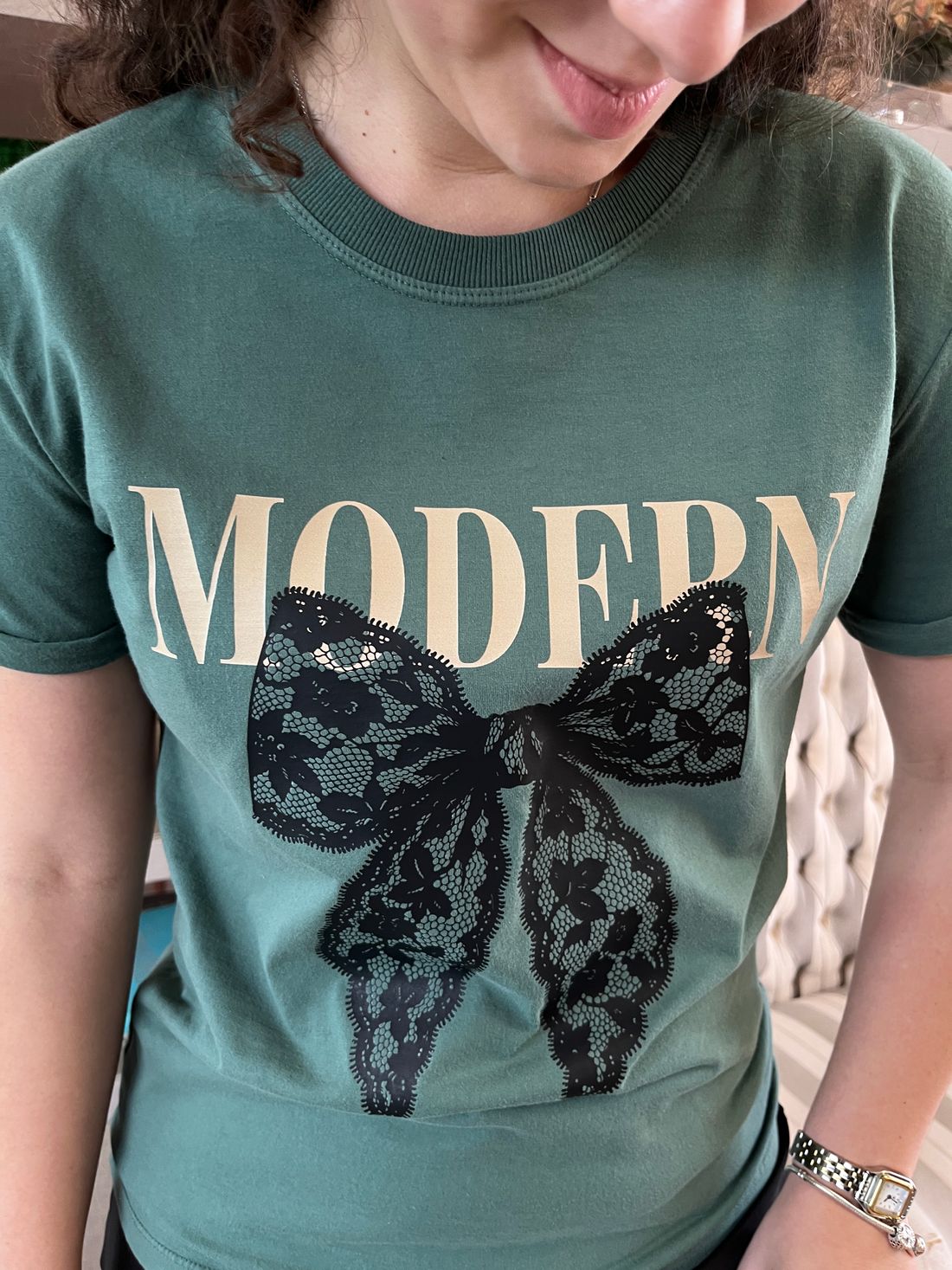 Tshirt Premium - Modern Laço - Verde Tshirt Premium - Modern Laço - Verde