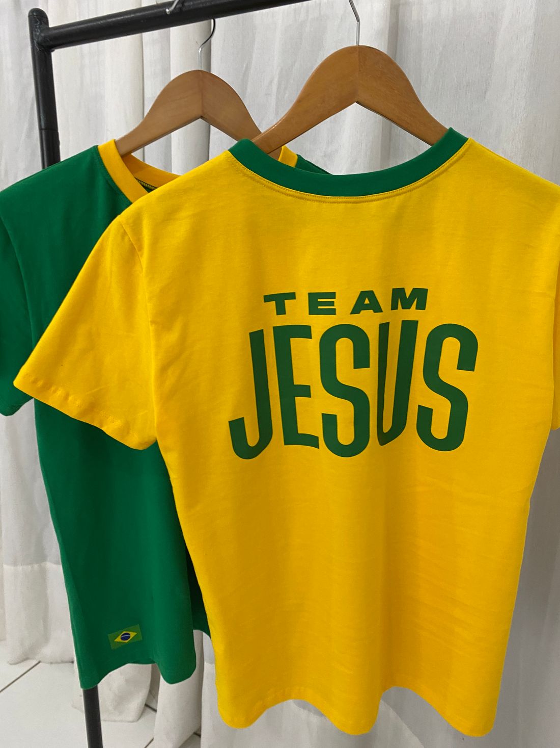 Tshirt Copa - Team Jesus - Amarela Tshirt Copa - Team Jesus - Amarela