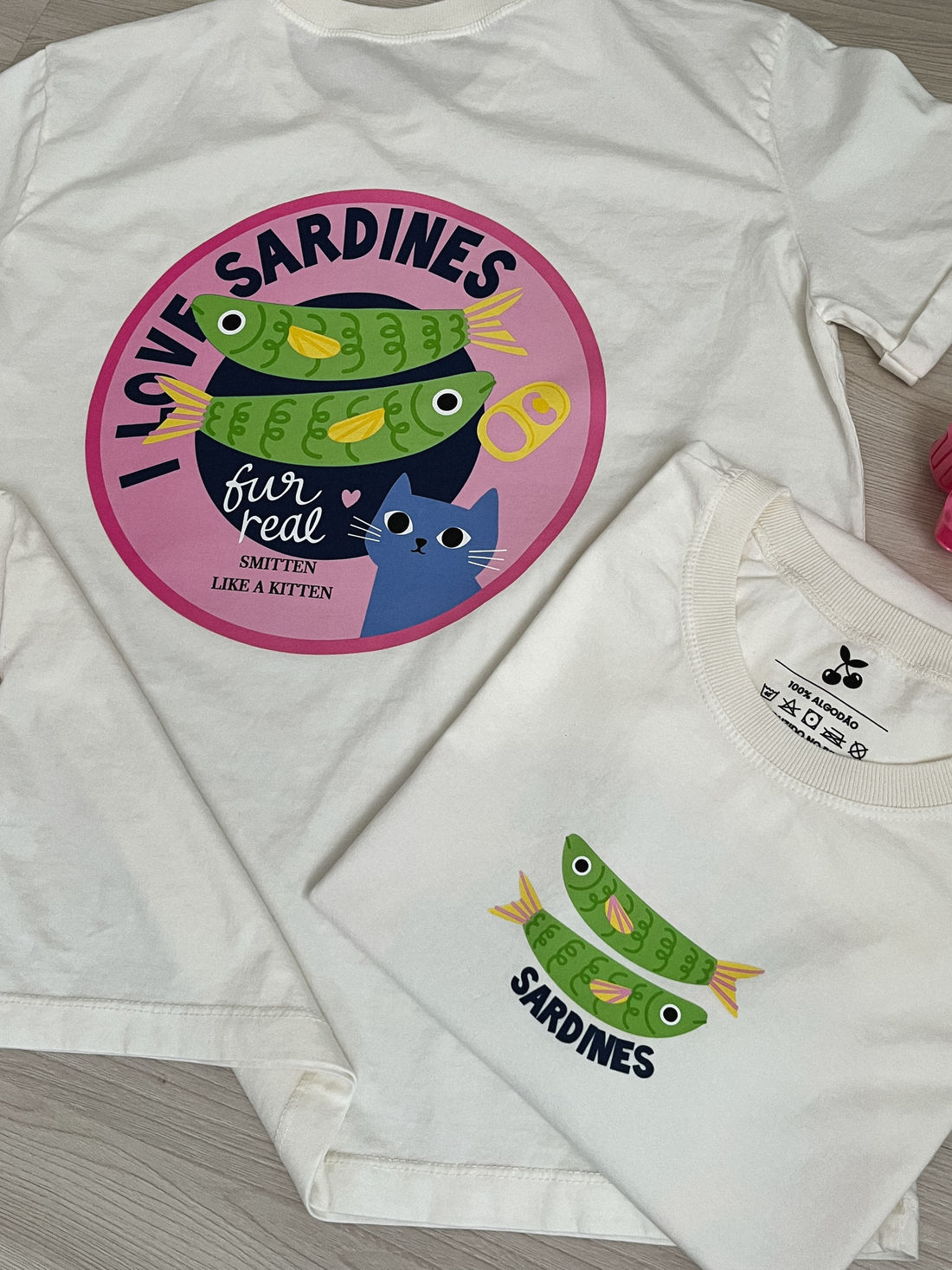 Tshirt Premium - Sardinha DTF - Off White Tshirt Premium - Sardinha DTF - Off White