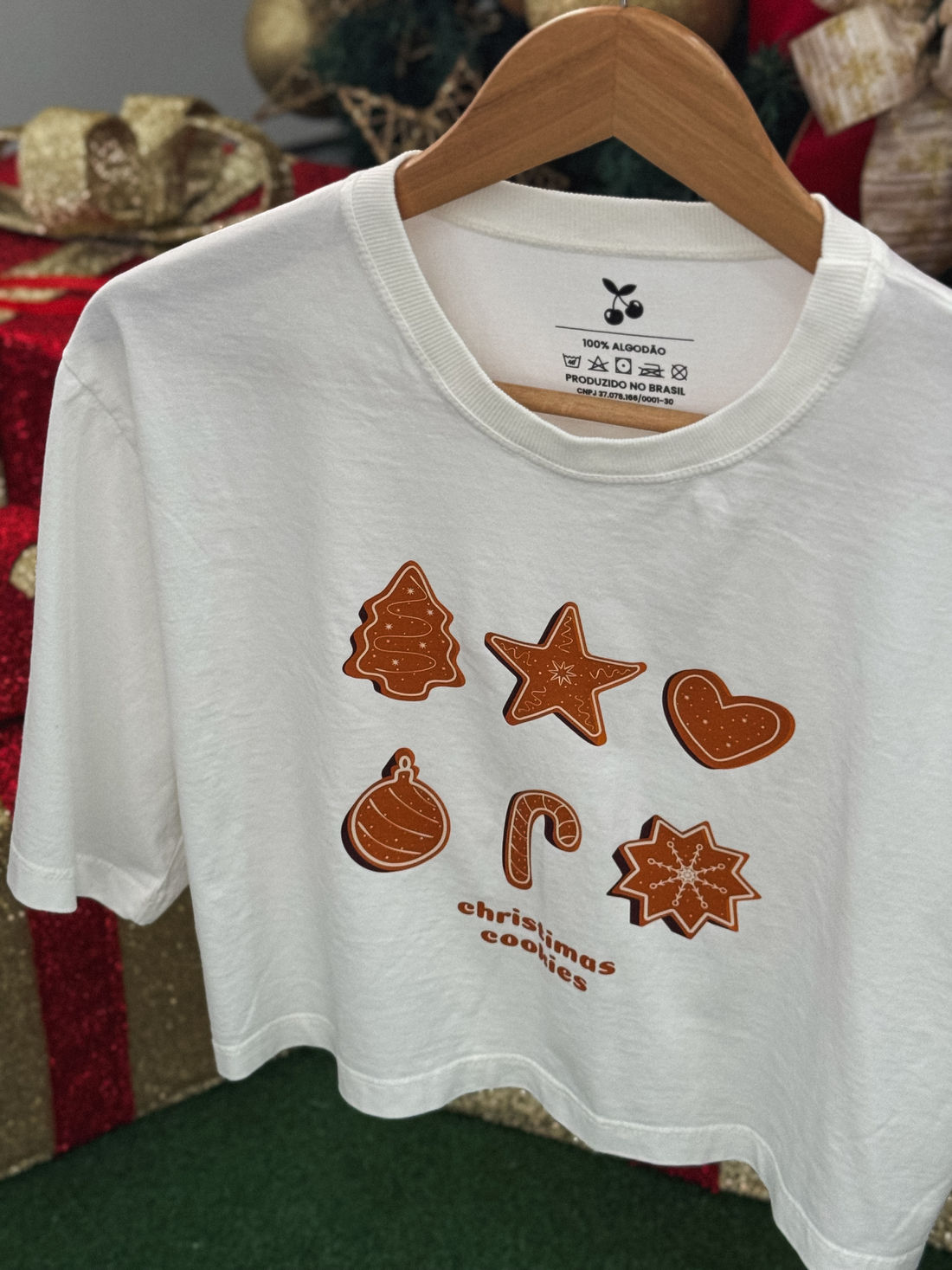 Cropped Oversized - Bolachinhas - Off White