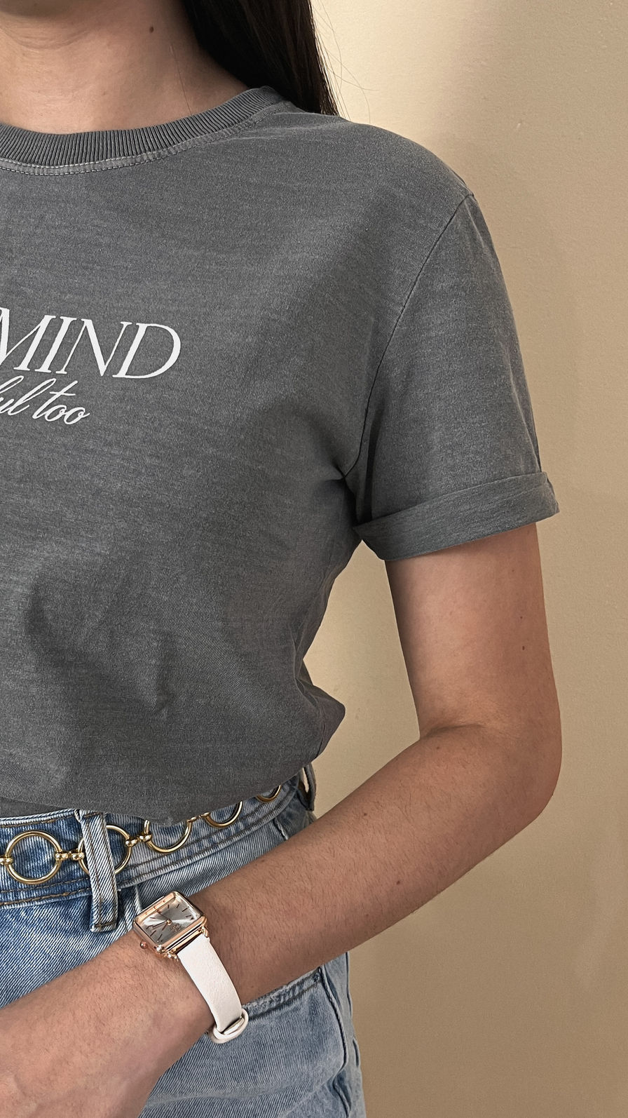 Tshirt Premium - The Mind - Cinza Estonado Tshirt Premium - The Mind - Cinza Estonado