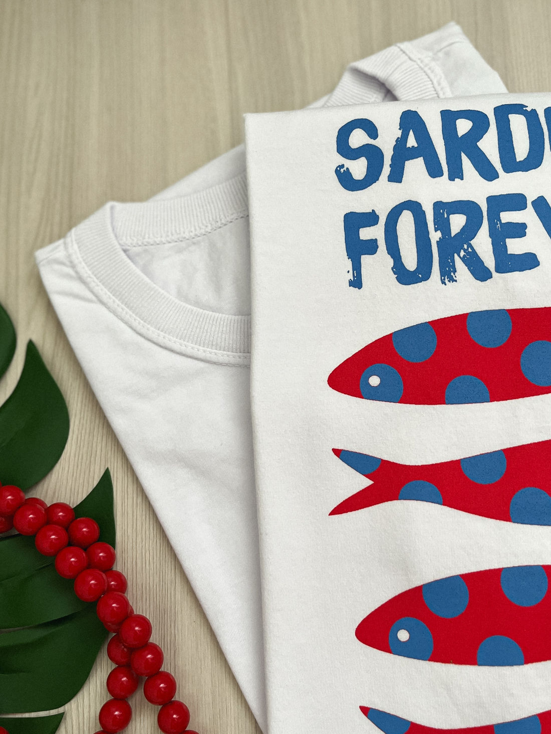 Tshirt Premium - Sardinas Forever - Branca