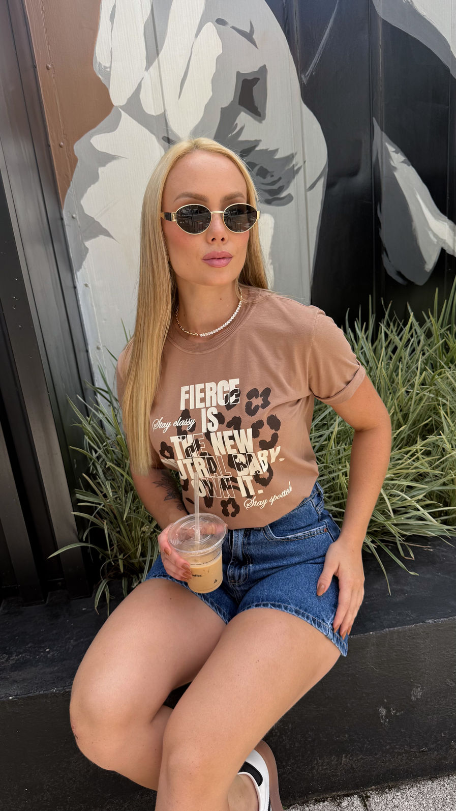 Tshirt Premium - Cow - Marrom Claro Tshirt Premium - Cow - Marrom Claro