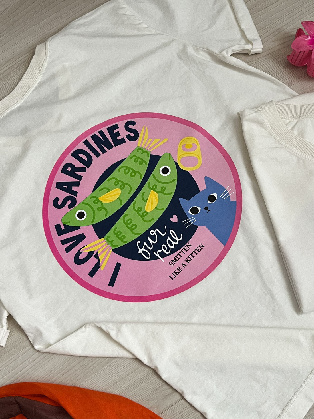 Tshirt Premium - Sardinha DTF - Off White Tshirt Premium - Sardinha DTF - Off White