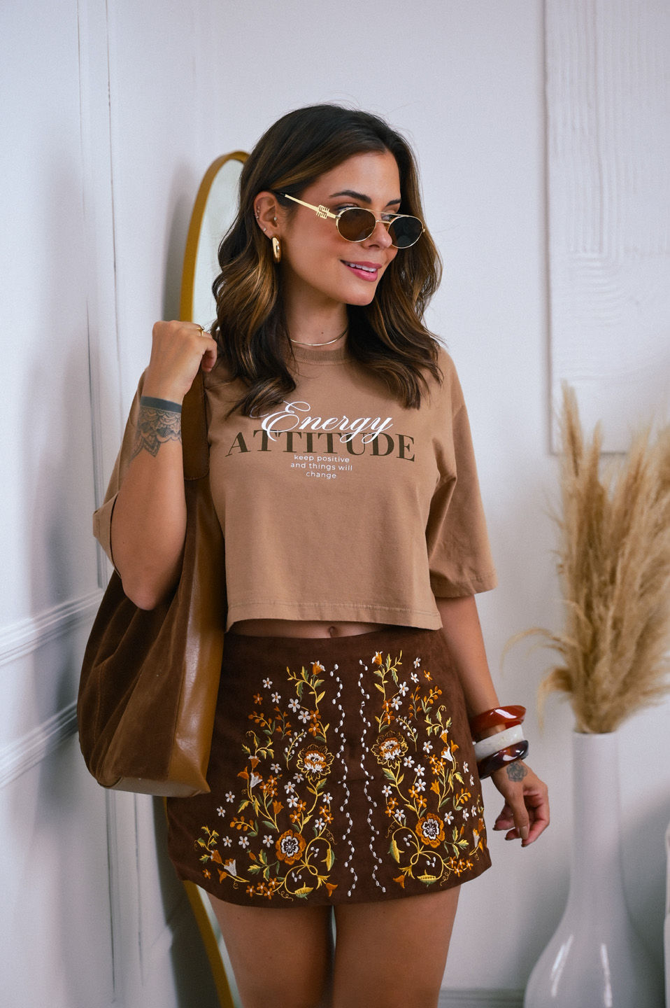 Cropped Oversized - Energy - Capuccino Cropped Oversized - Energy - Capuccino