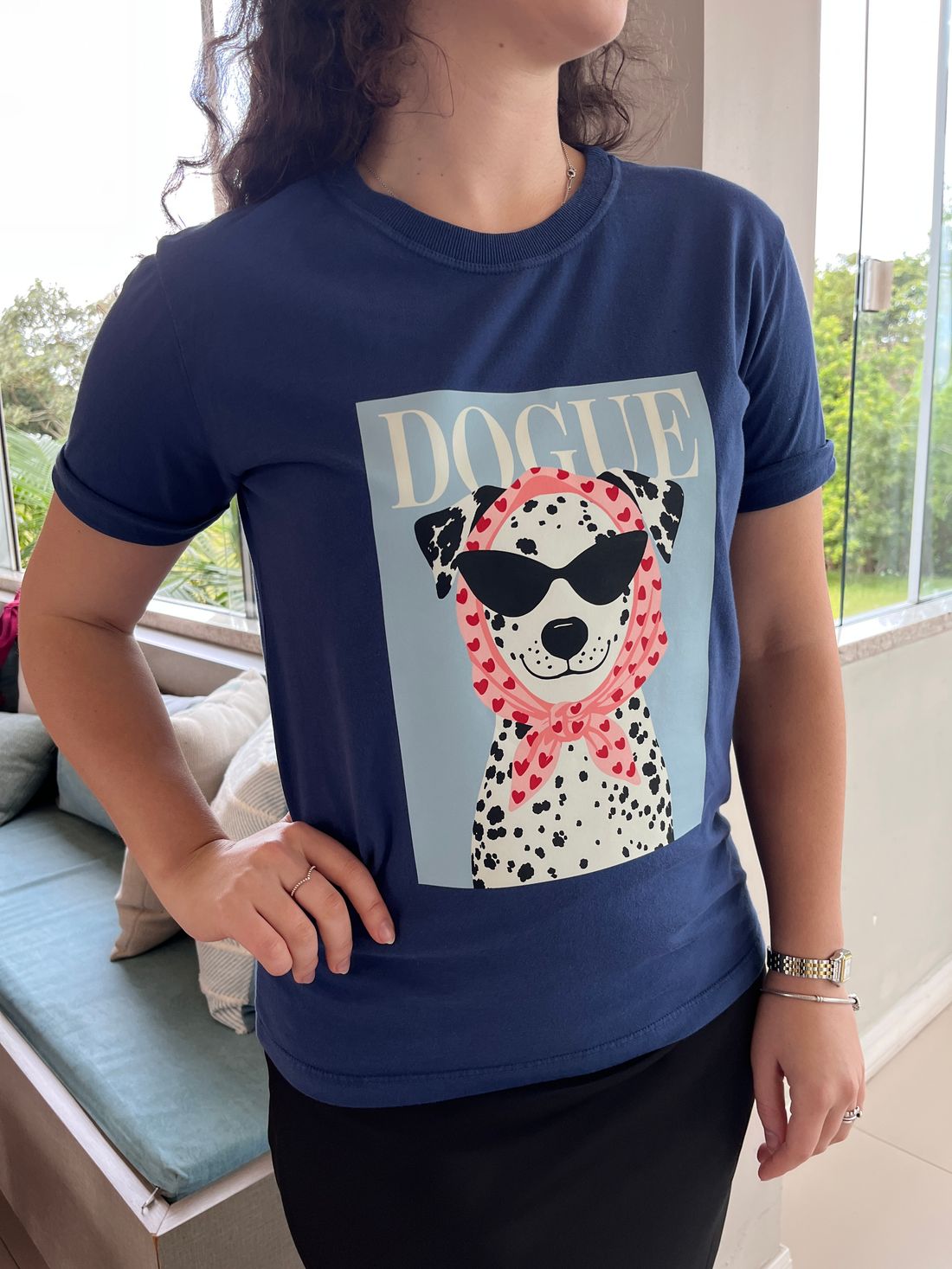 Tshirt Premium - Dalmata - Azul Tshirt Premium - Dalmata - Azul