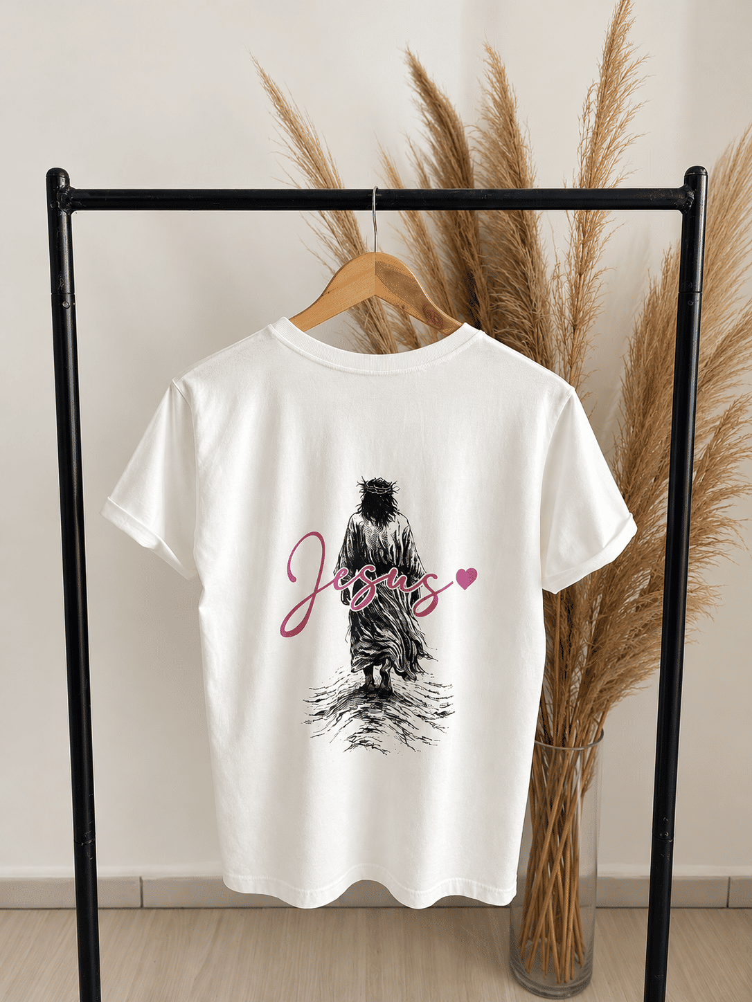 Tshirt Premium - Jesus Cristo DTF - Off White Tshirt Premium - Jesus Cristo DTF - Off White