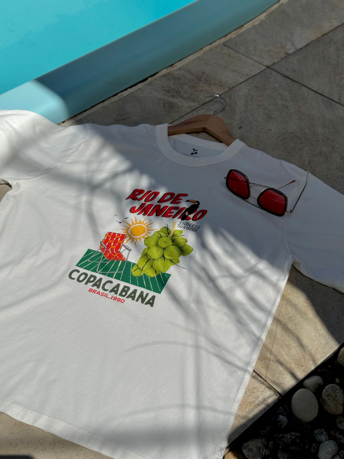 T-shirt Oversized - Rio de Janeiro DTF - Off White T-shirt Oversized - Rio de Janeiro DTF - Off White