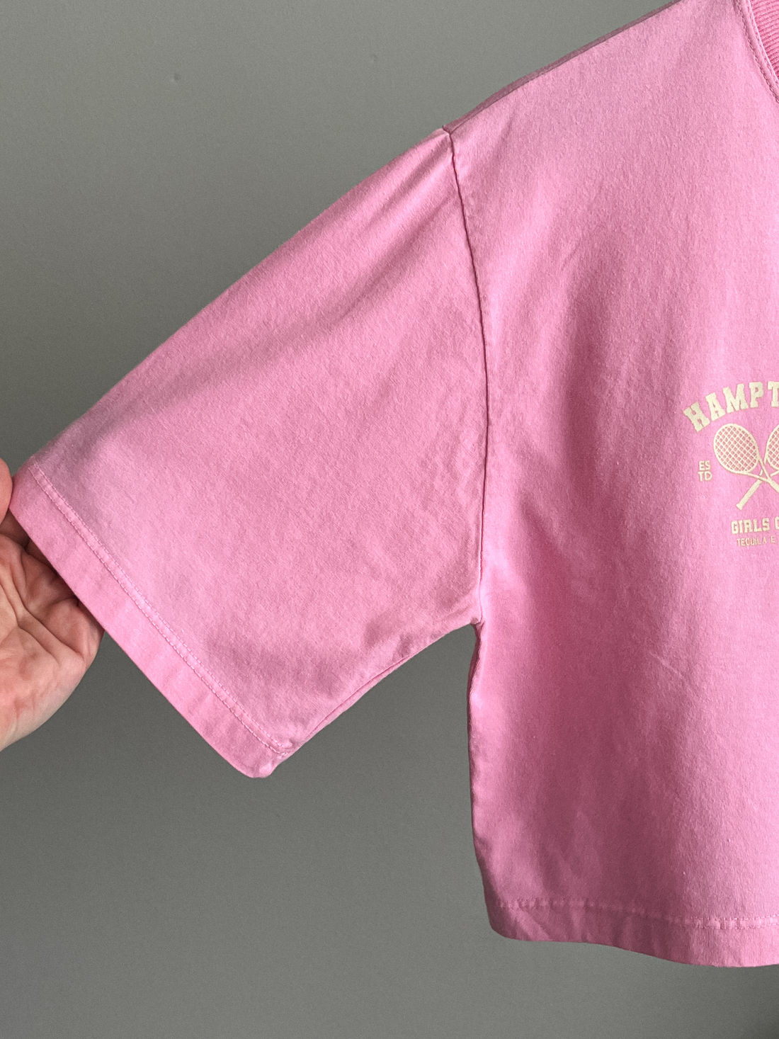 Cropped Oversized - Sport - Rosa