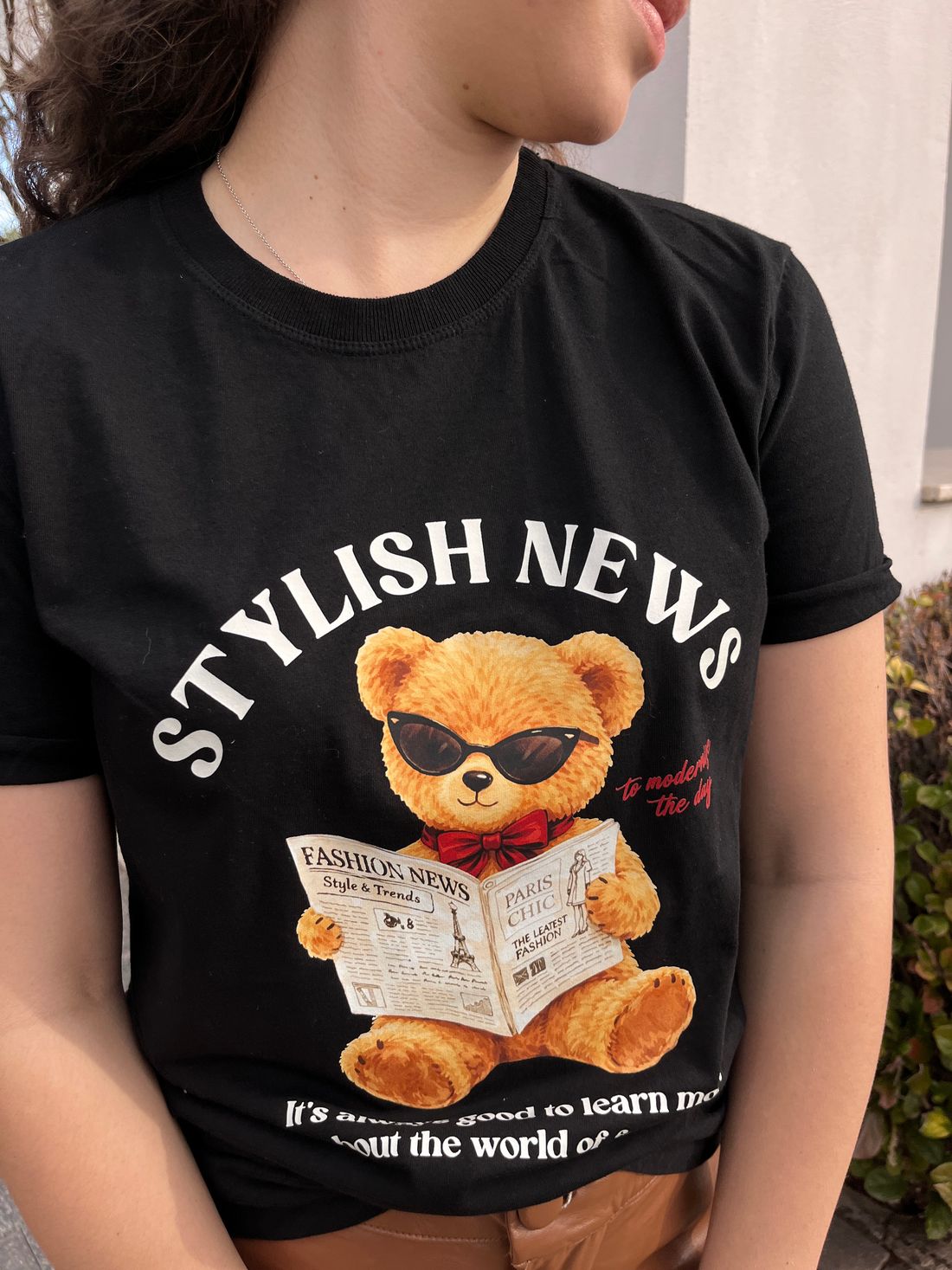 Tshirt Premium - Stylish News - Preto Tshirt Premium - Stylish News - Preto