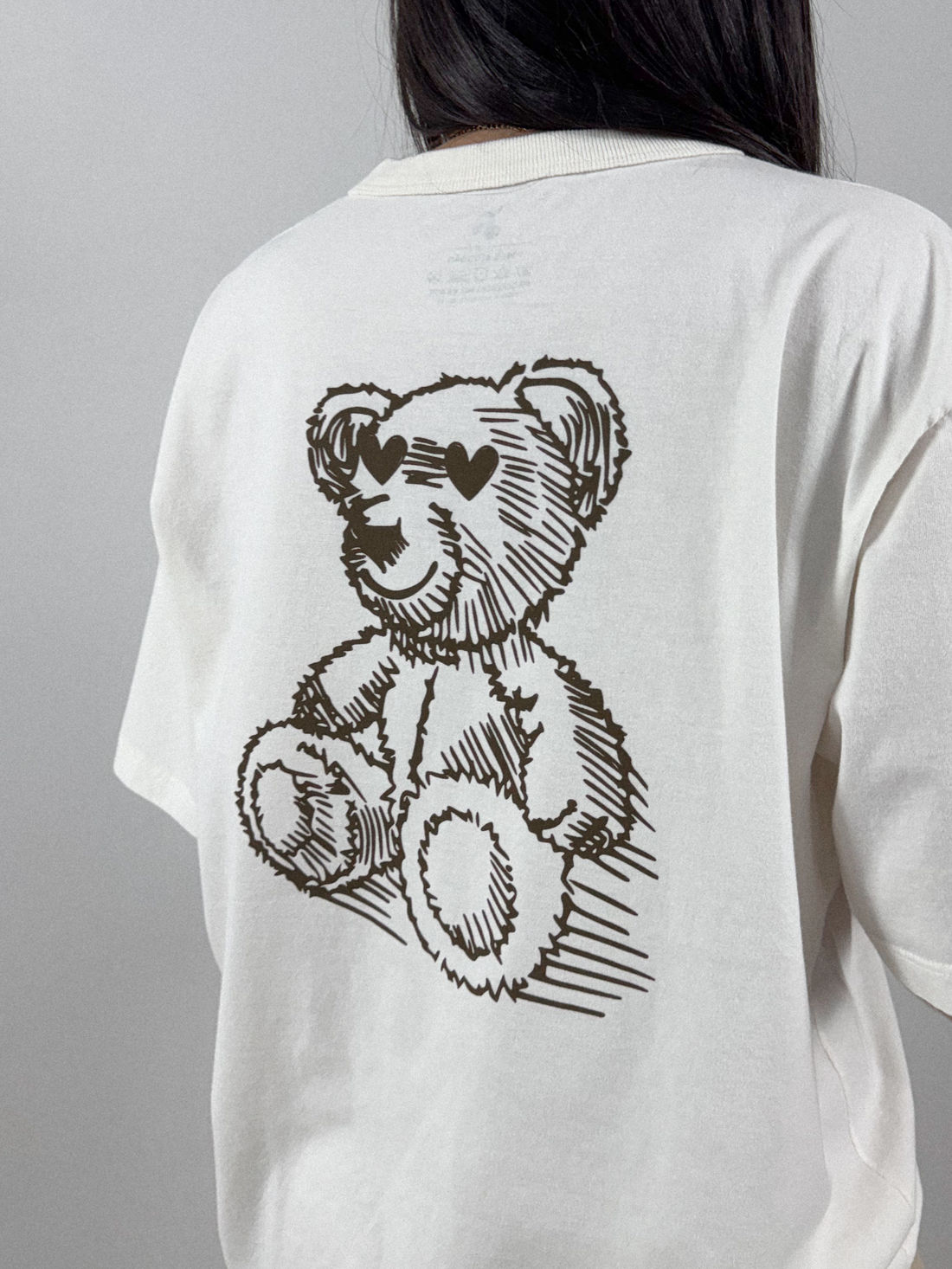 Tshirt Oversized - Teddy ❤ - Off White Tshirt Oversized - Teddy ❤ - Off White