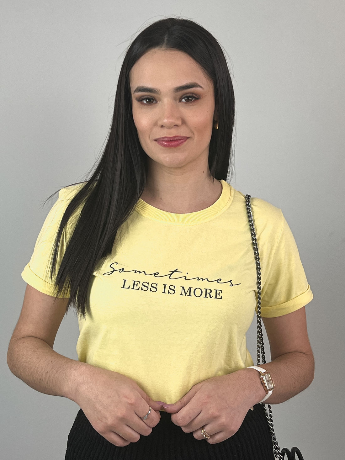 Tshirt Premium - Sometimes - Amarela Tshirt Premium - Sometimes - Amarela