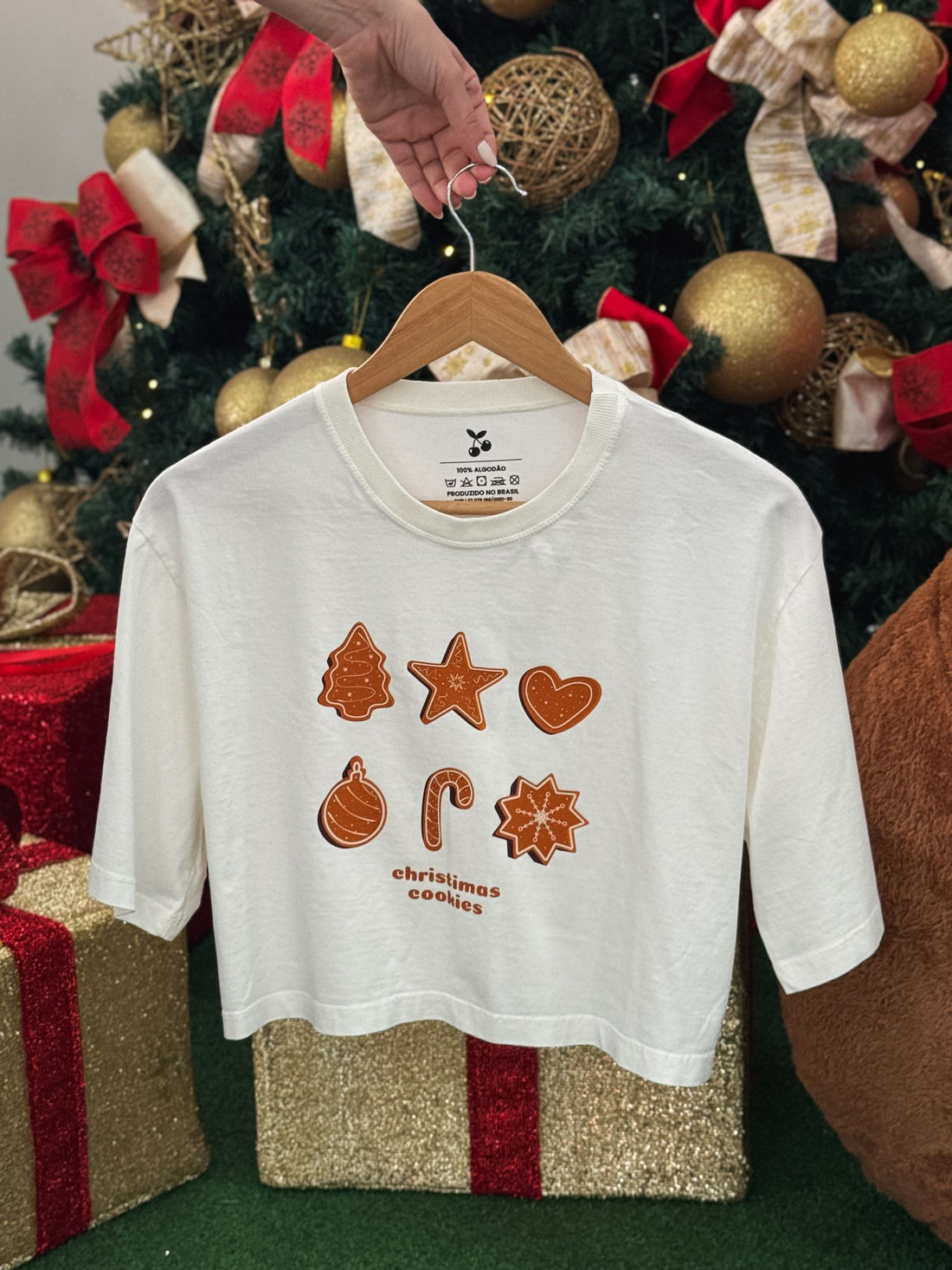 Cropped Oversized - Bolachinhas - Off White