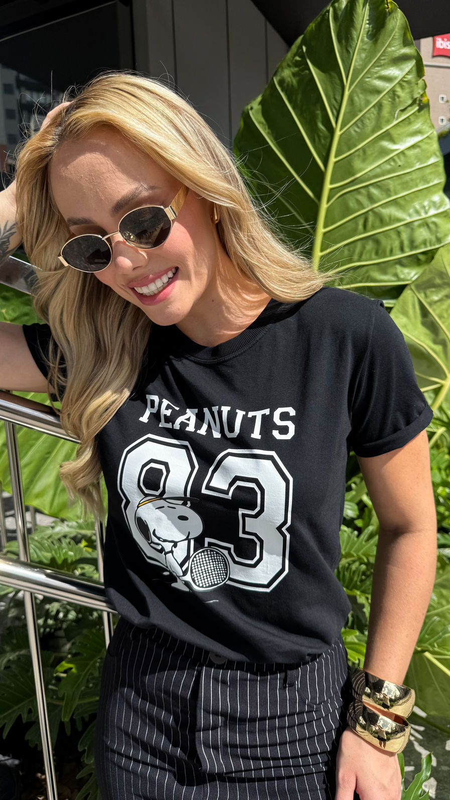 Tshirt Premium - Peanuts 83 DTF - Preta