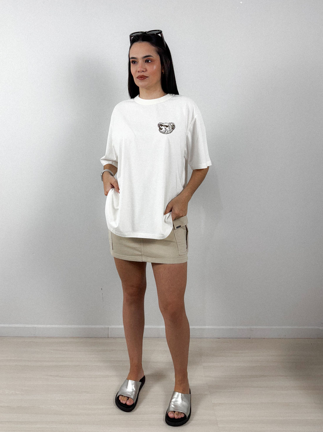 Tshirt Oversized - Teddy ❤ - Off White Tshirt Oversized - Teddy ❤ - Off White