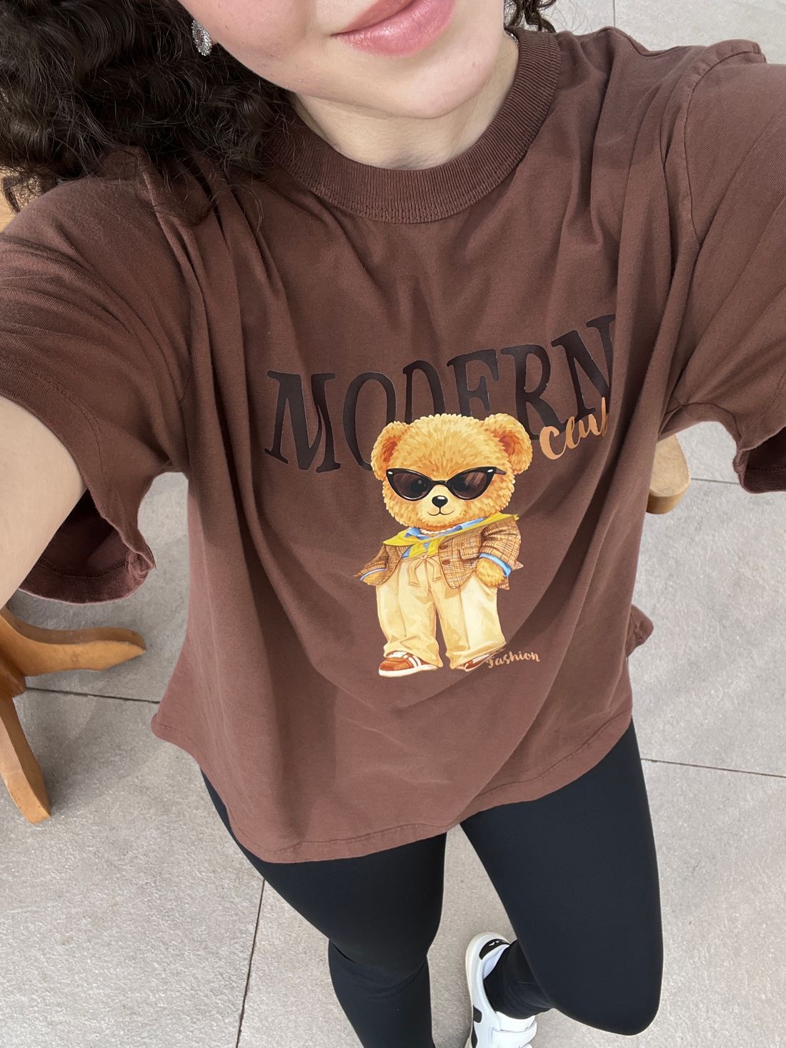 Tshirt Oversized - Teddy Modern - Marrom Tshirt Oversized - Teddy Modern - Marrom