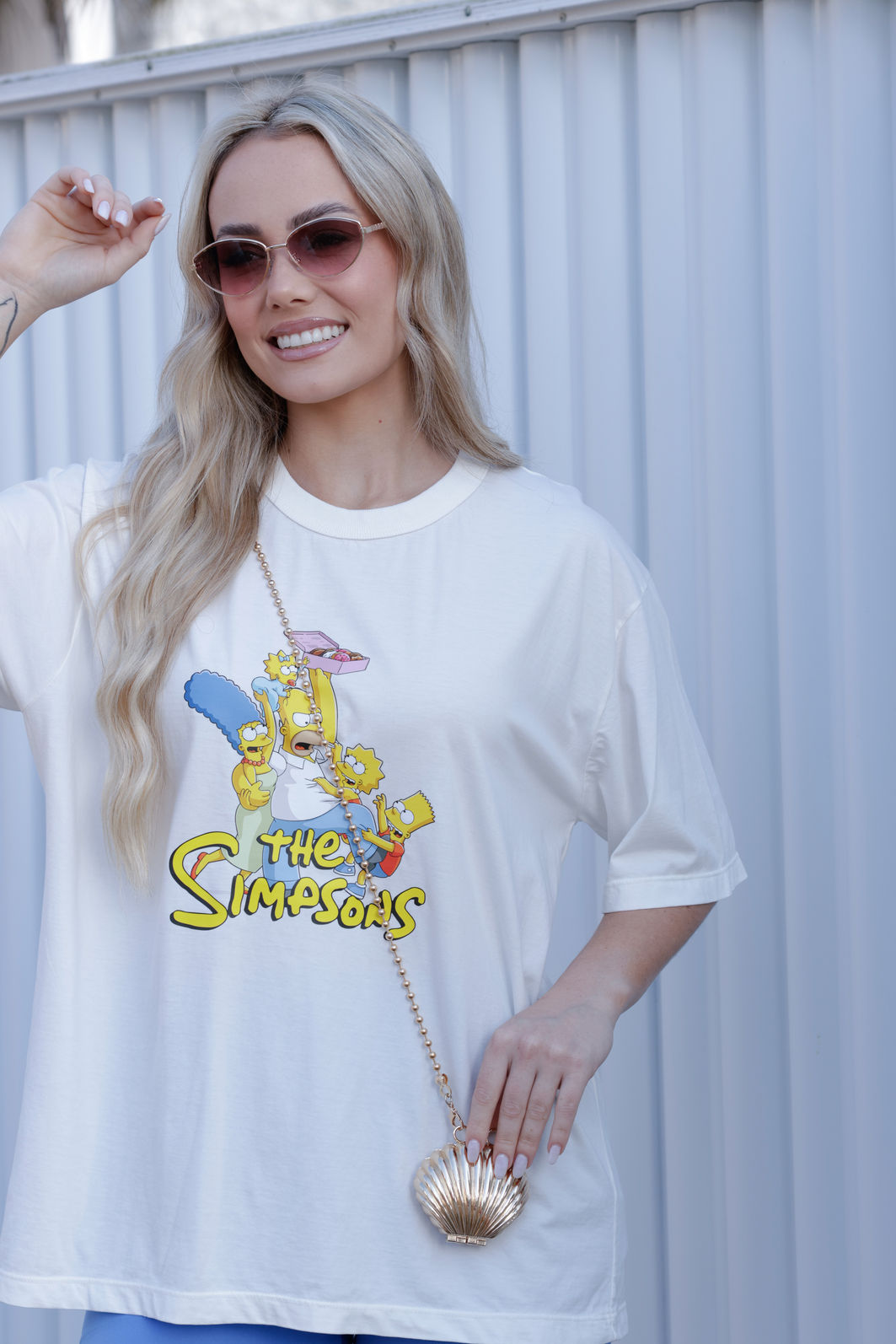 T-shirt Oversized - The Simpsons DTF - Off White T-shirt Oversized - The Simpsons DTF - Off White