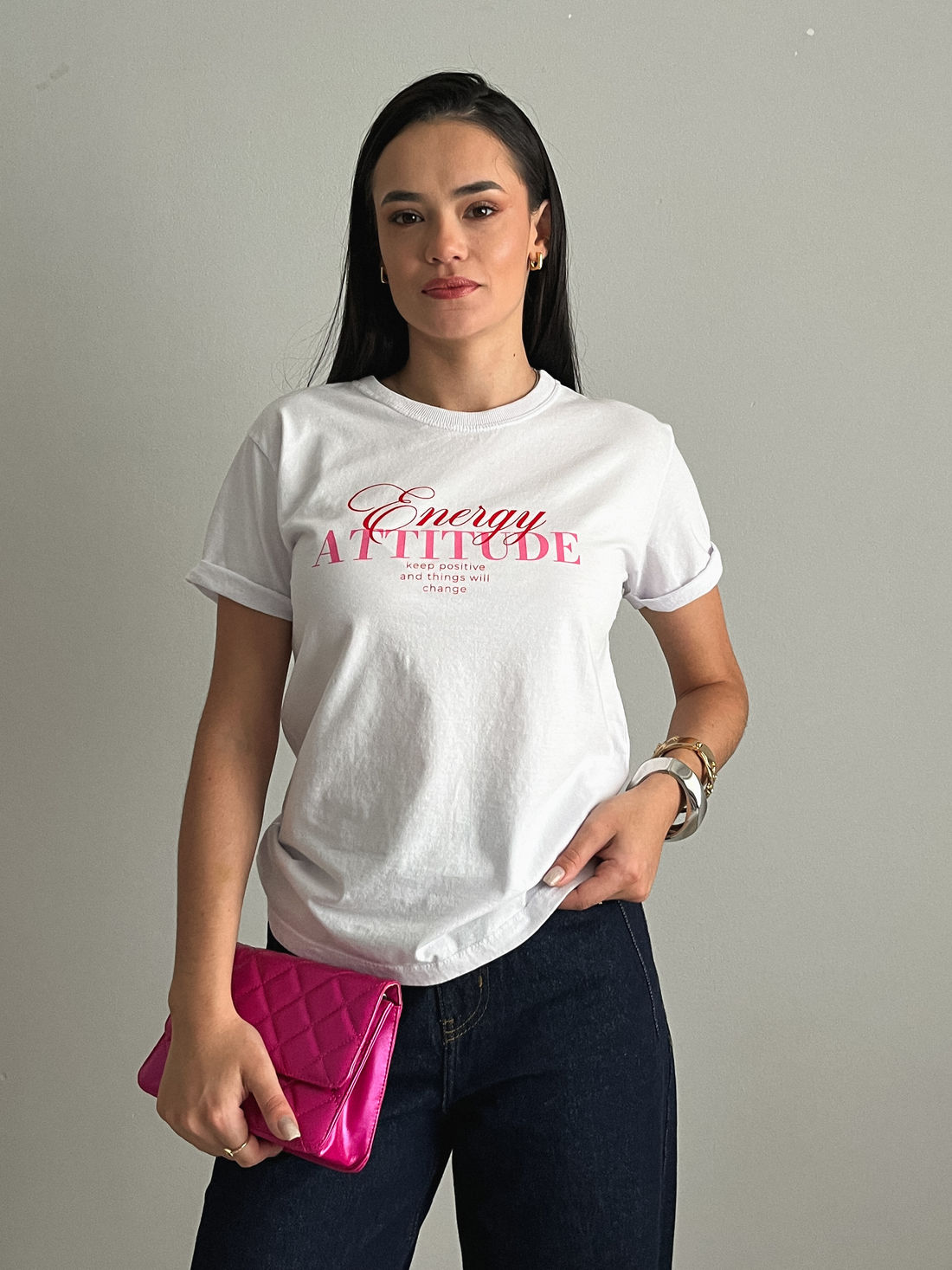 Tshirt Premium - Energy - Branca