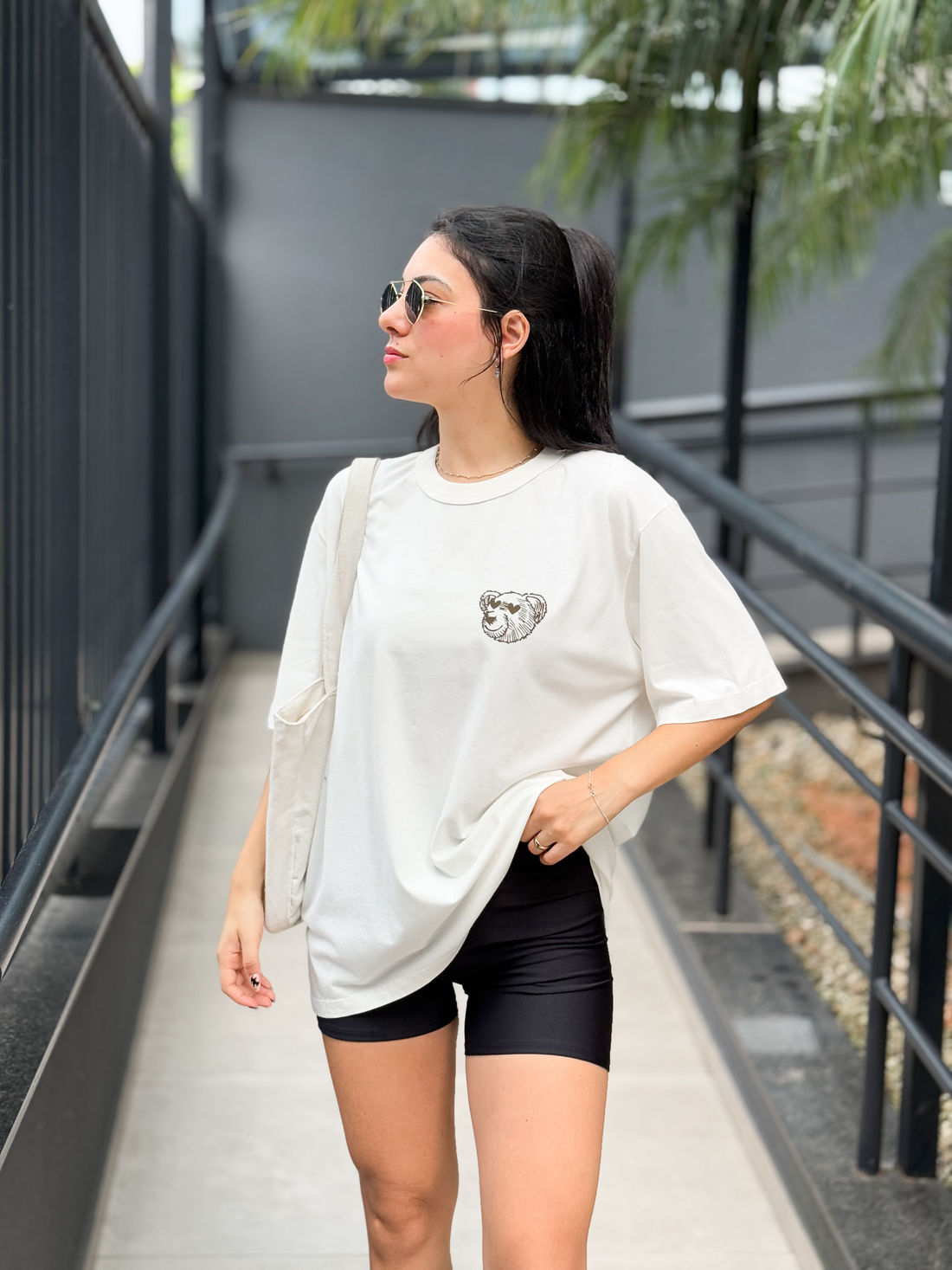 Tshirt Oversized - Teddy ❤ - Off White Tshirt Oversized - Teddy ❤ - Off White