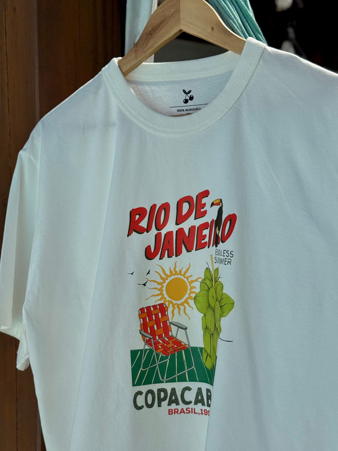 T-shirt Oversized - Rio de Janeiro DTF - Off White T-shirt Oversized - Rio de Janeiro DTF - Off White