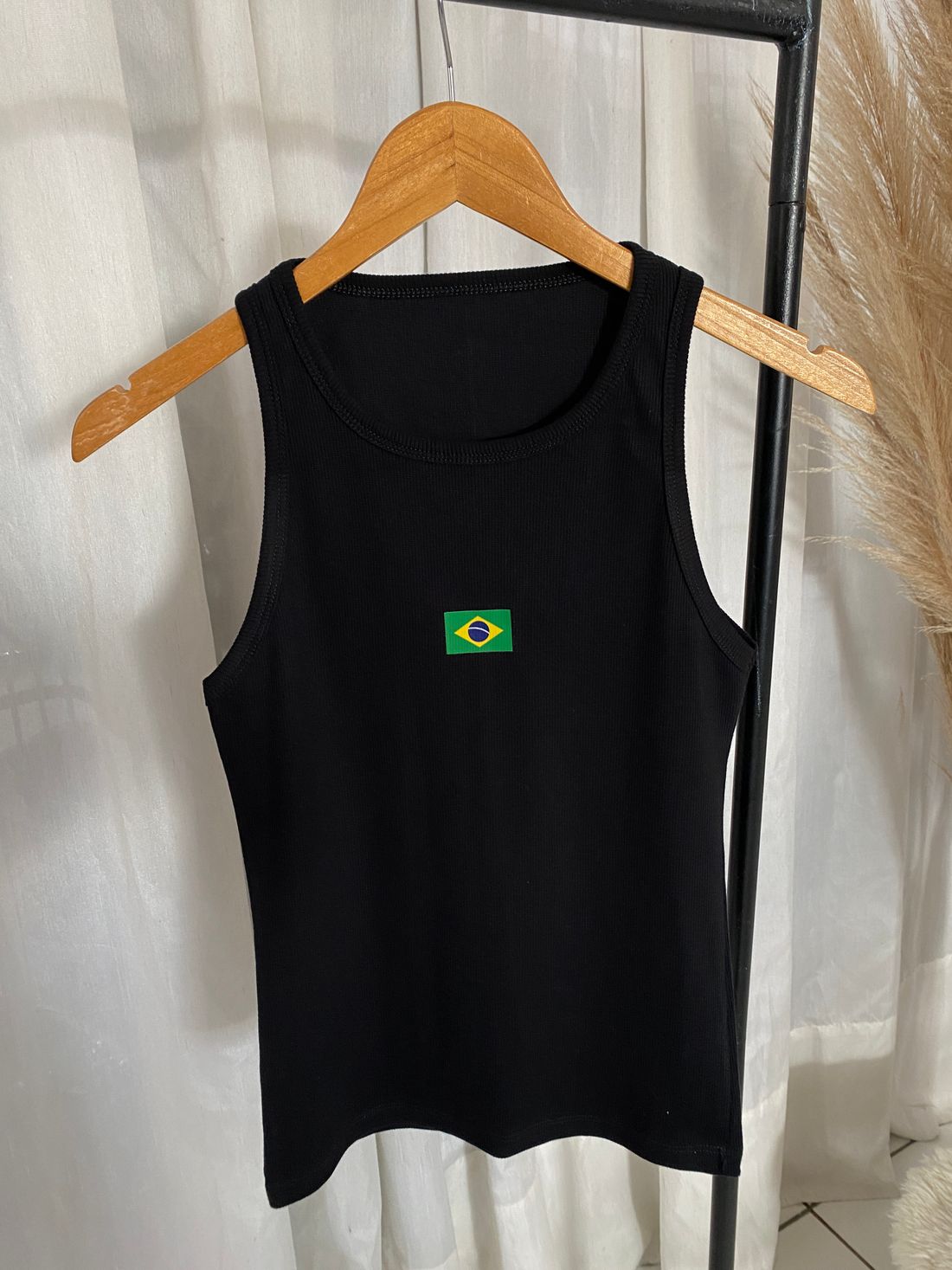 Regata Nadador Ayla Brasil - Preta Regata Nadador Ayla Brasil - Preta