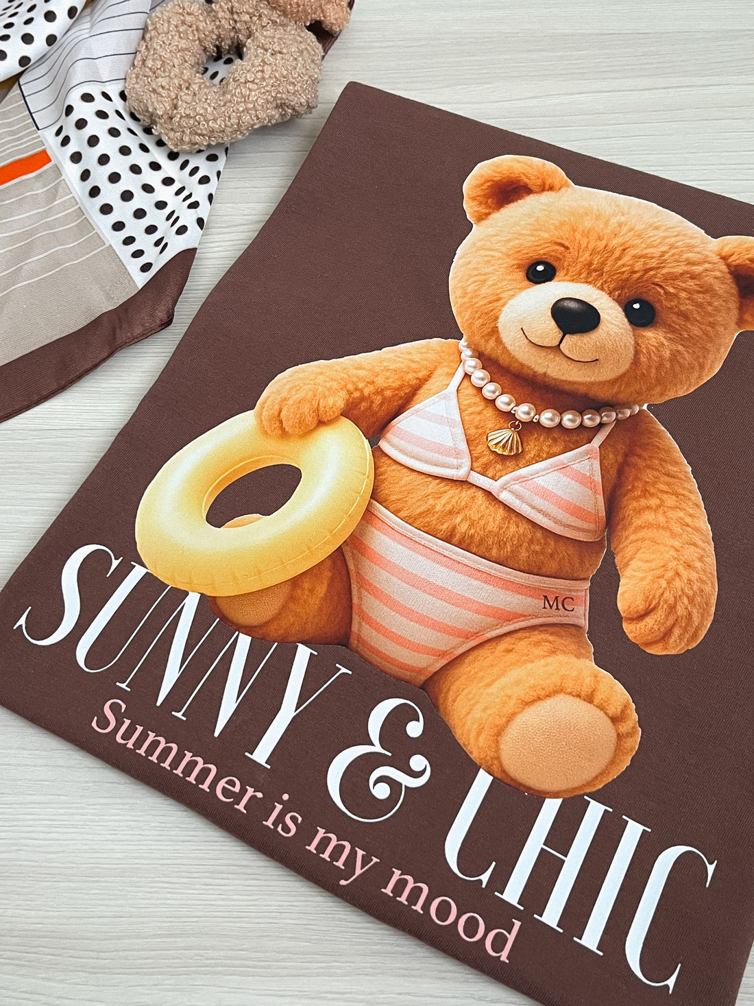 Tshirt Premium - Teddy Sunny DTF - Marrom Tshirt Premium - Teddy Sunny DTF - Marrom